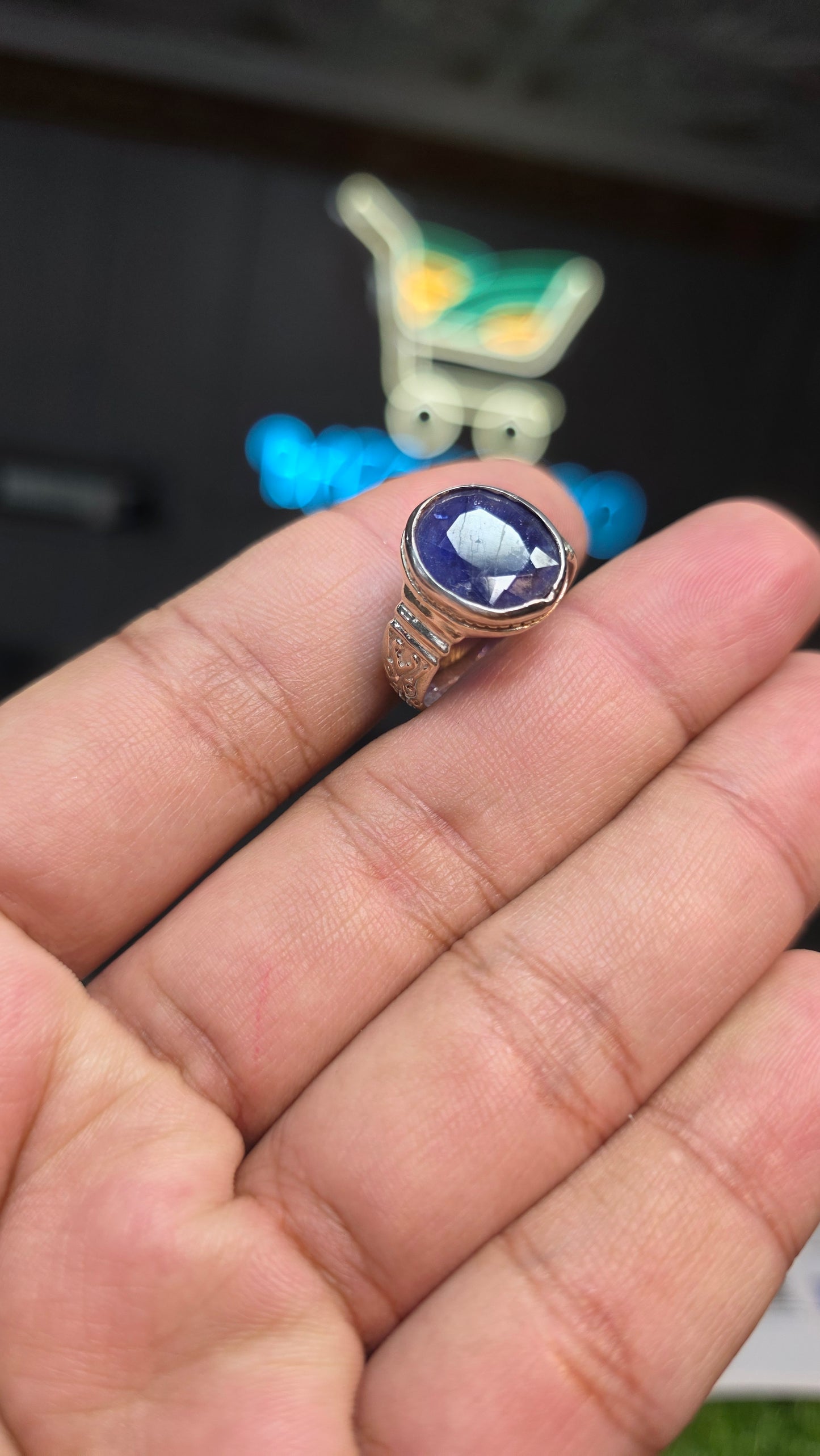 Premium Quality Neelam Ring