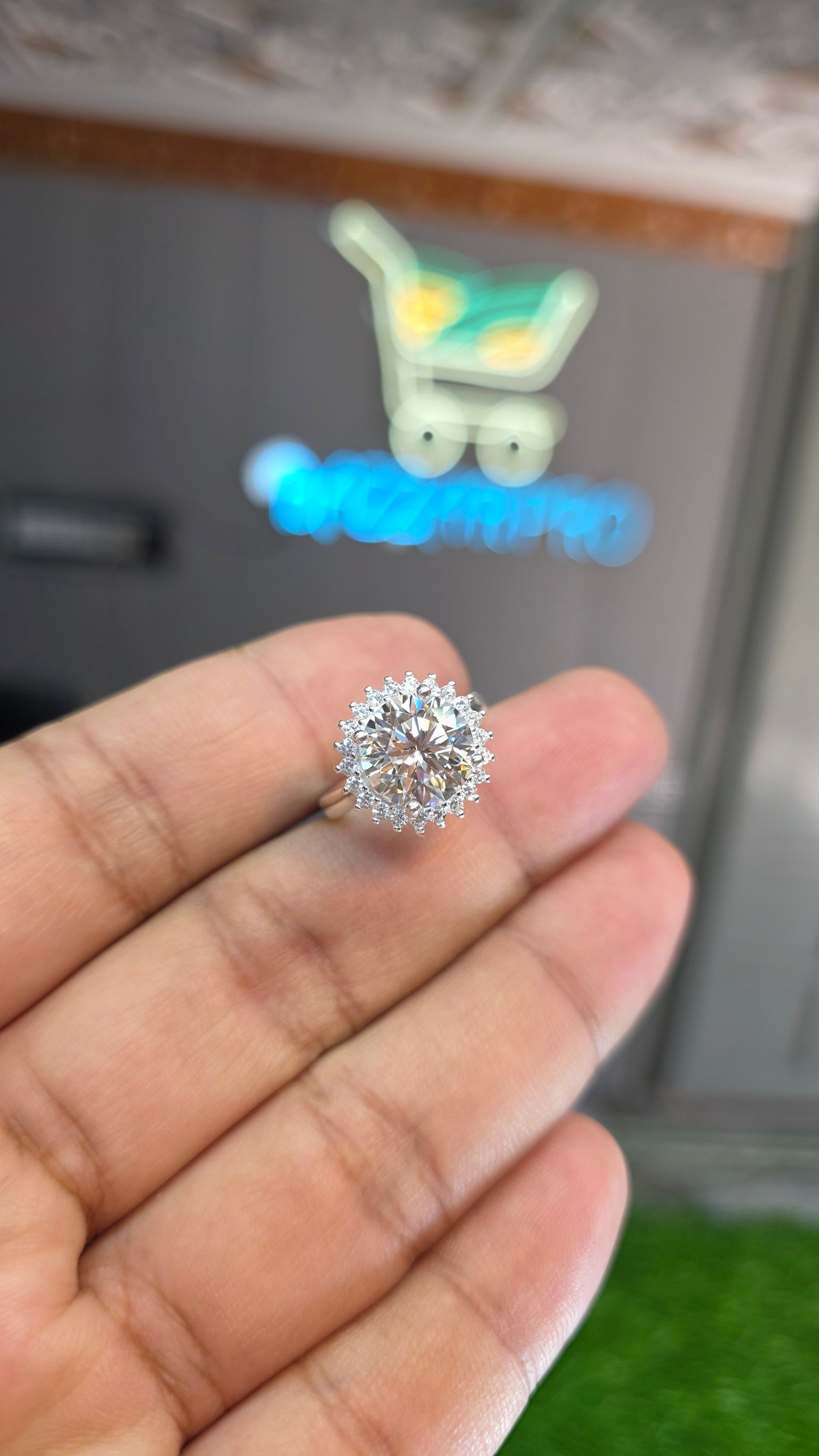 Premium Quality Moissanite Ring (Ladies)