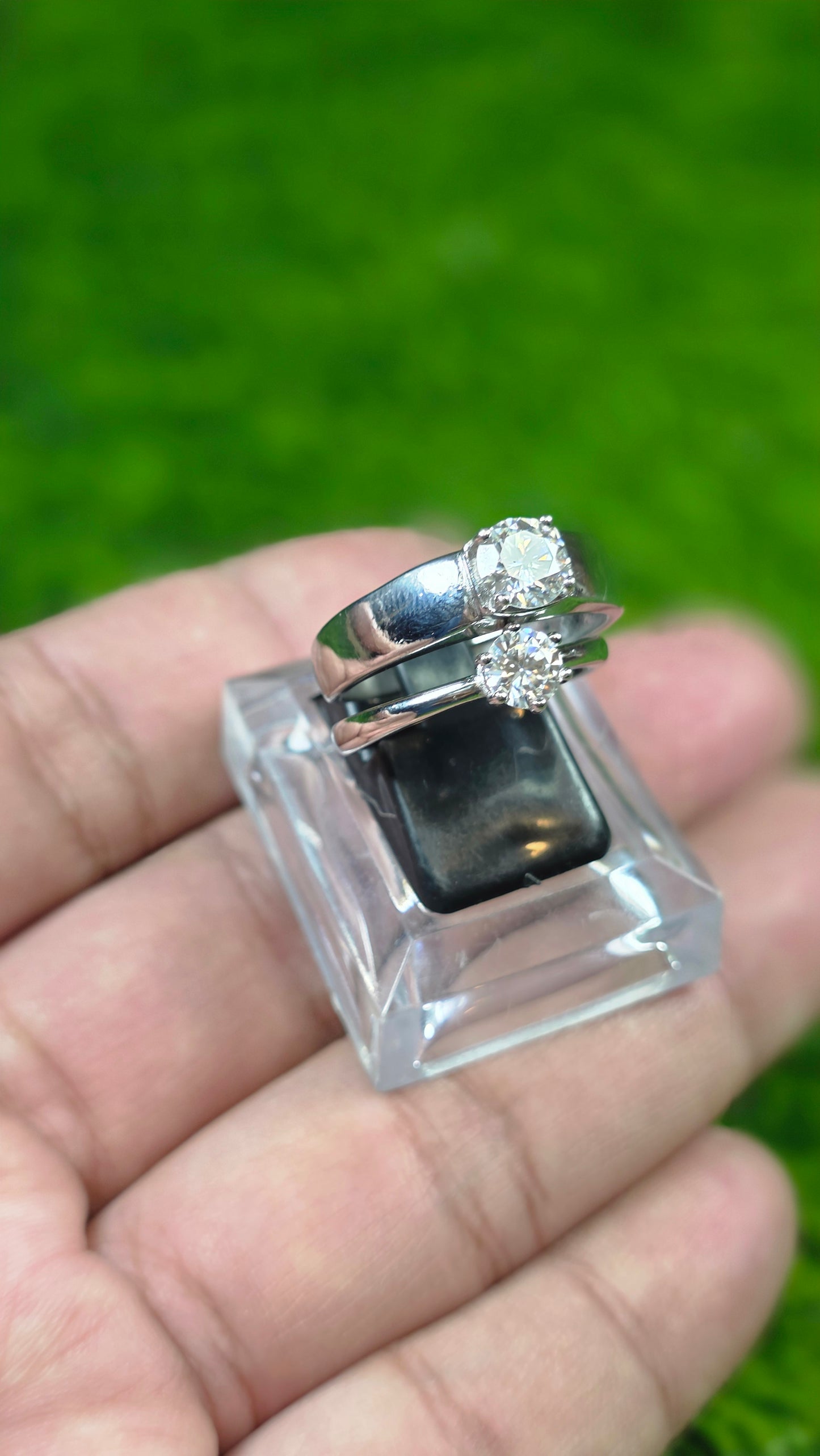Premium Quality White Moissanite Ring