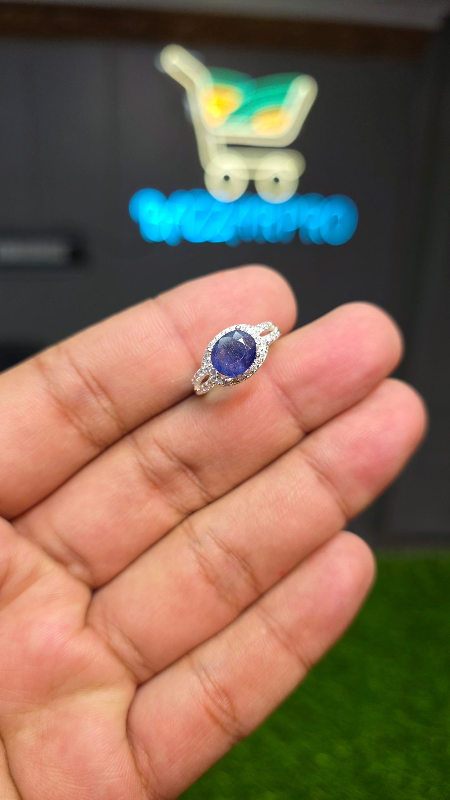 Premium Quality Blue Sapphire Ring (Ladies)