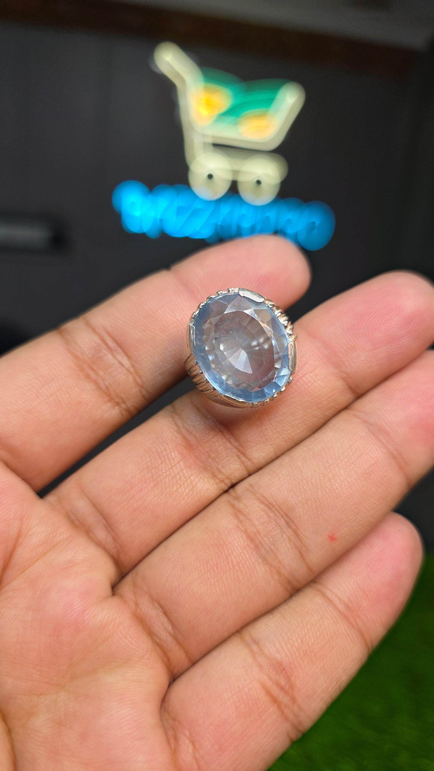 Premium Quality Aquamarine Ring