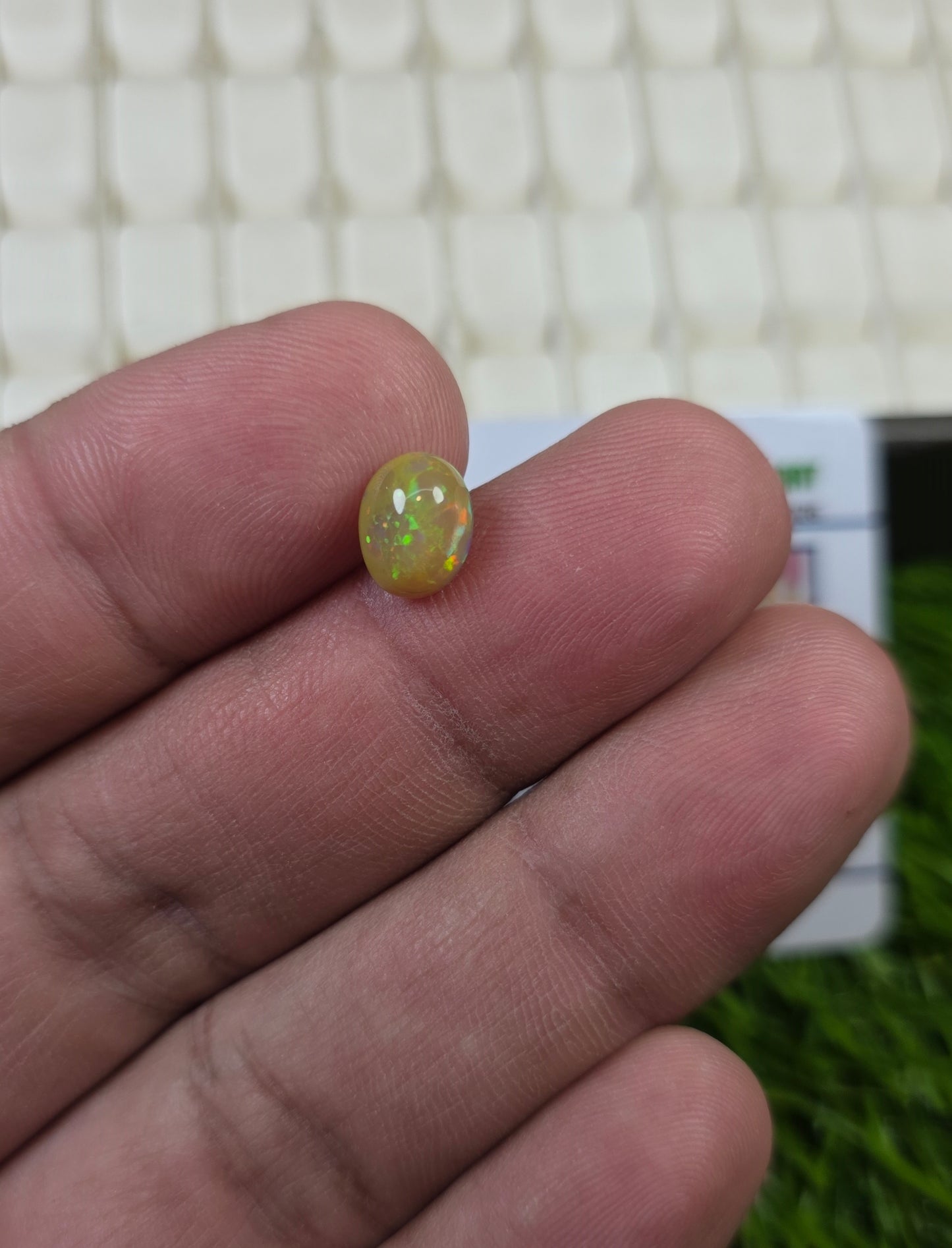 Natural Full Fire Opal Stone With Lab Certificate