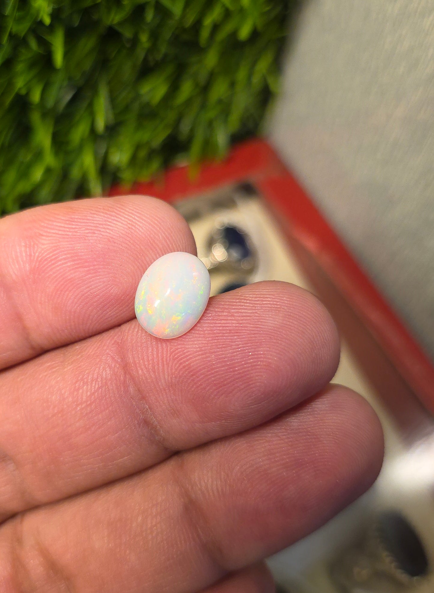 Natural Full Fire Opal Stone With Lab Certificate