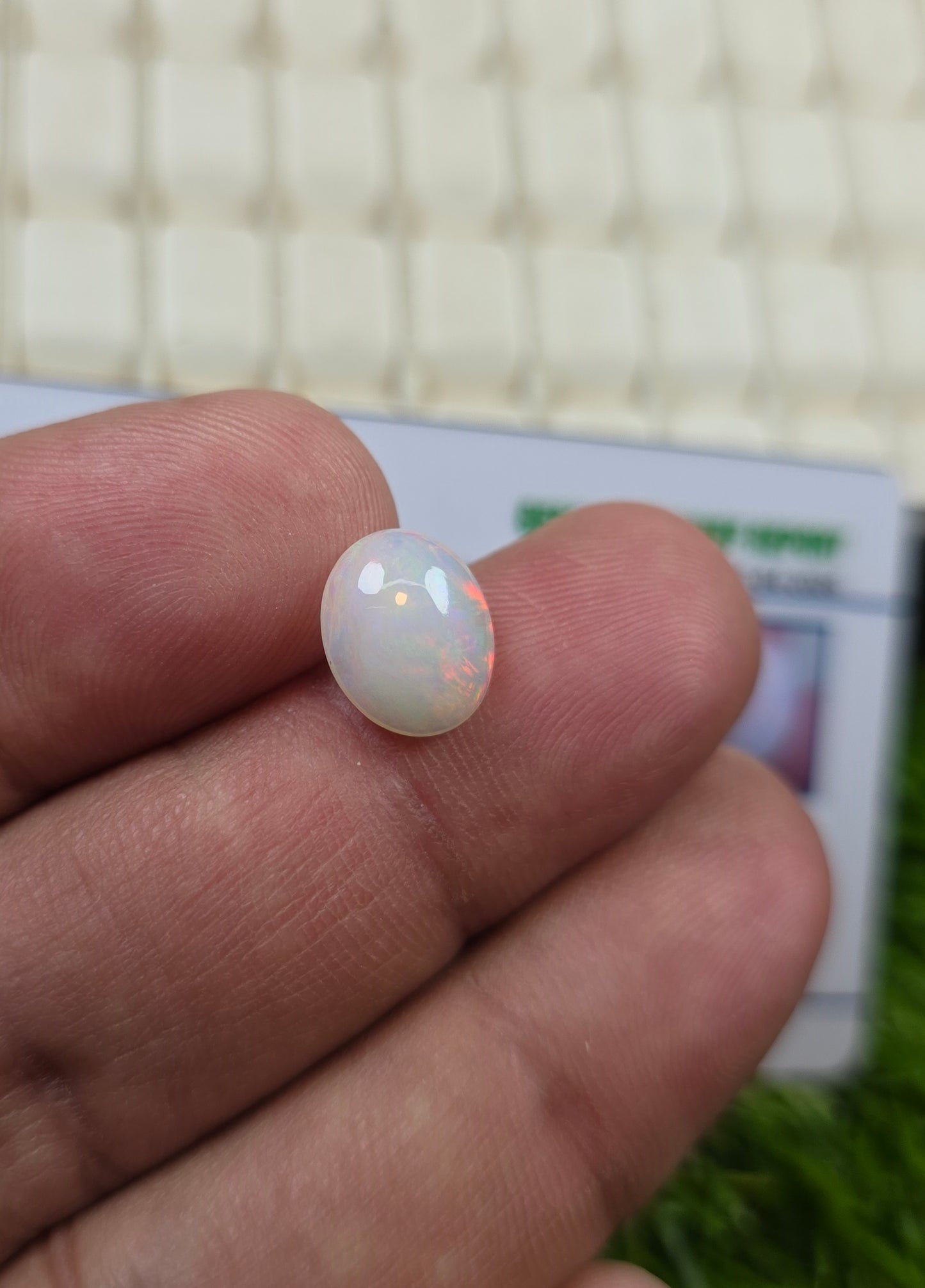 Natural Full Fire Opal Stone With Lab Certificate