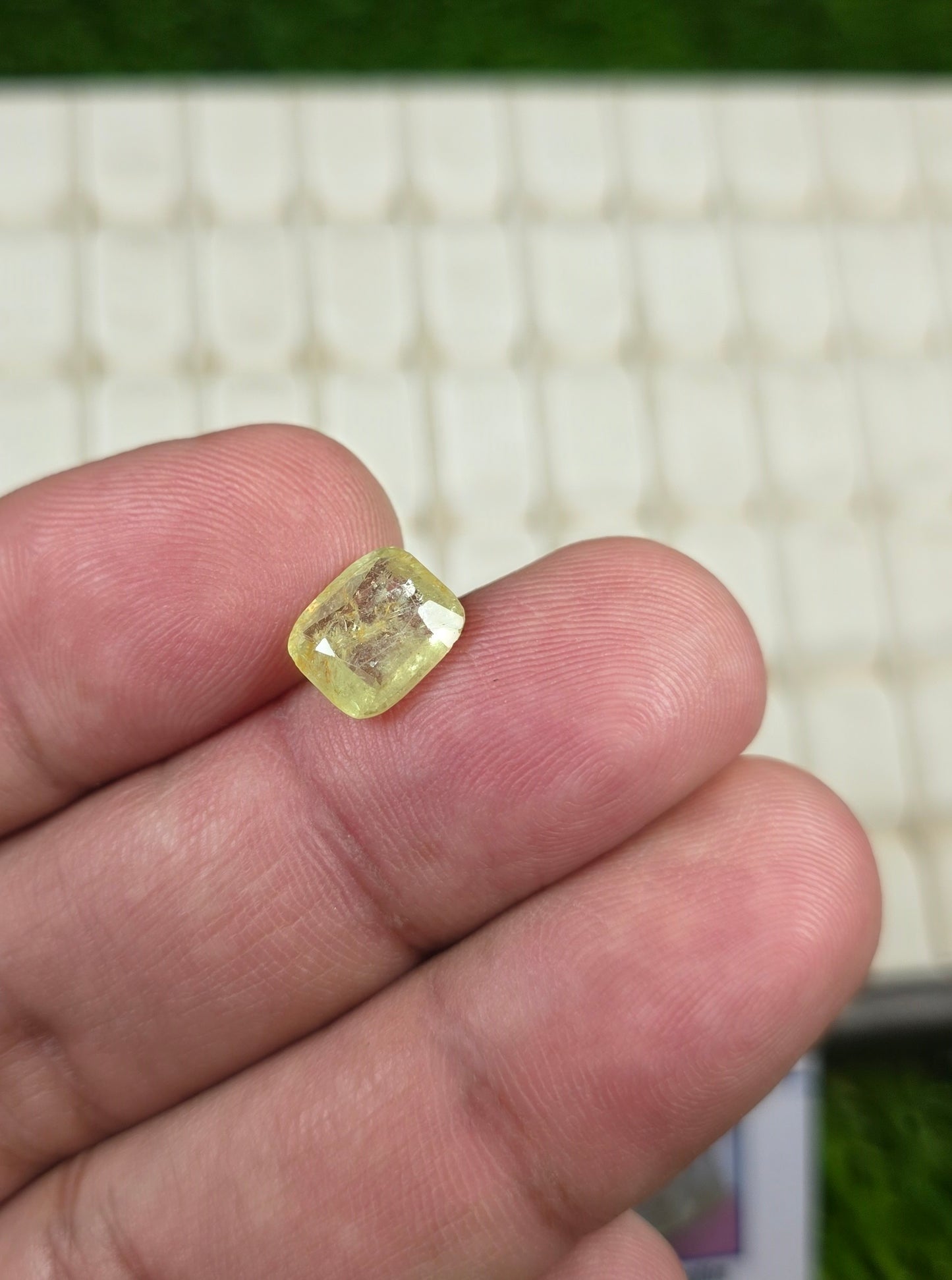 Natural Ceylon Pukhraj Stone With Lab Certificate
