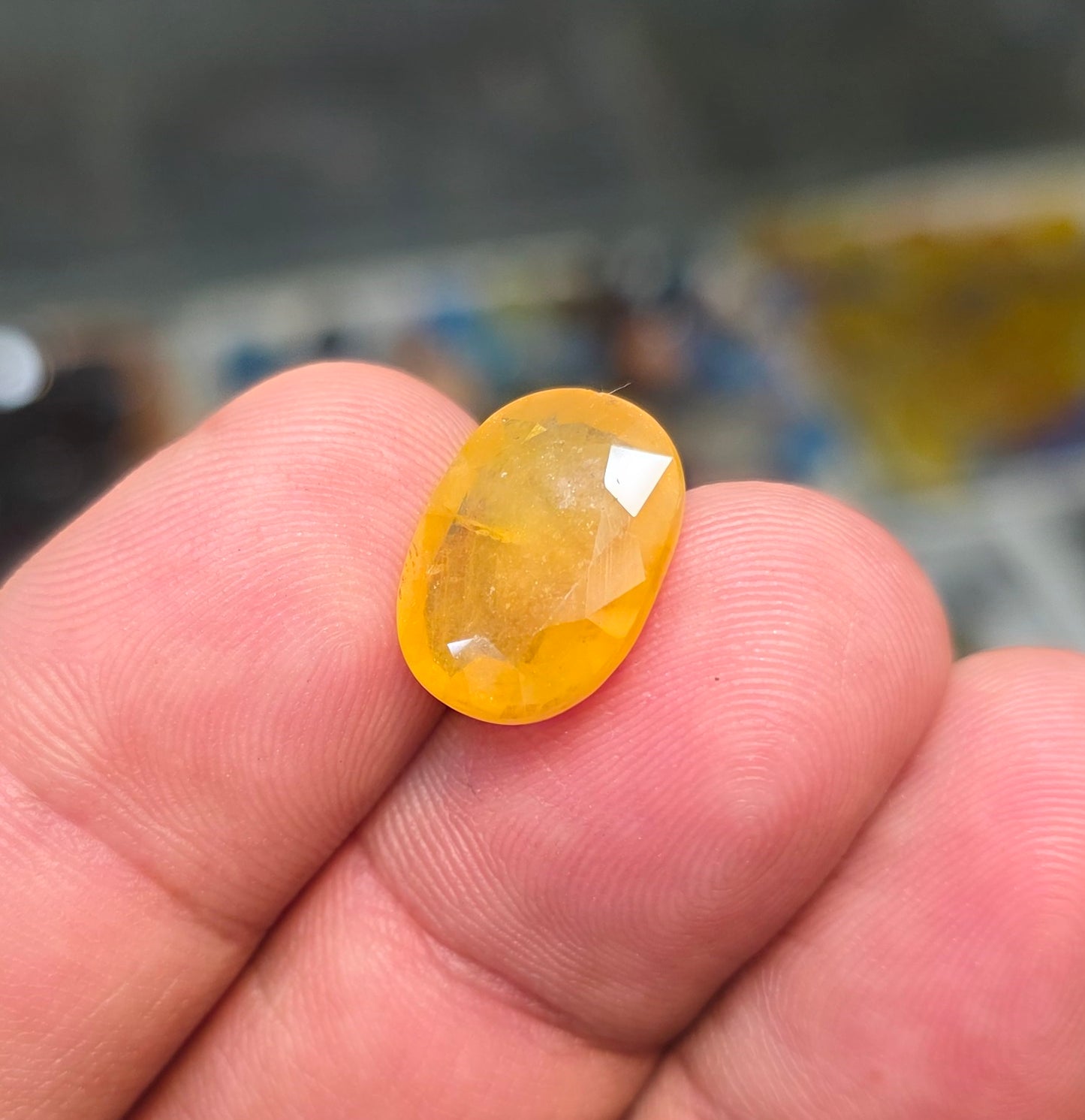 Premium Quality Pukhraj Stone