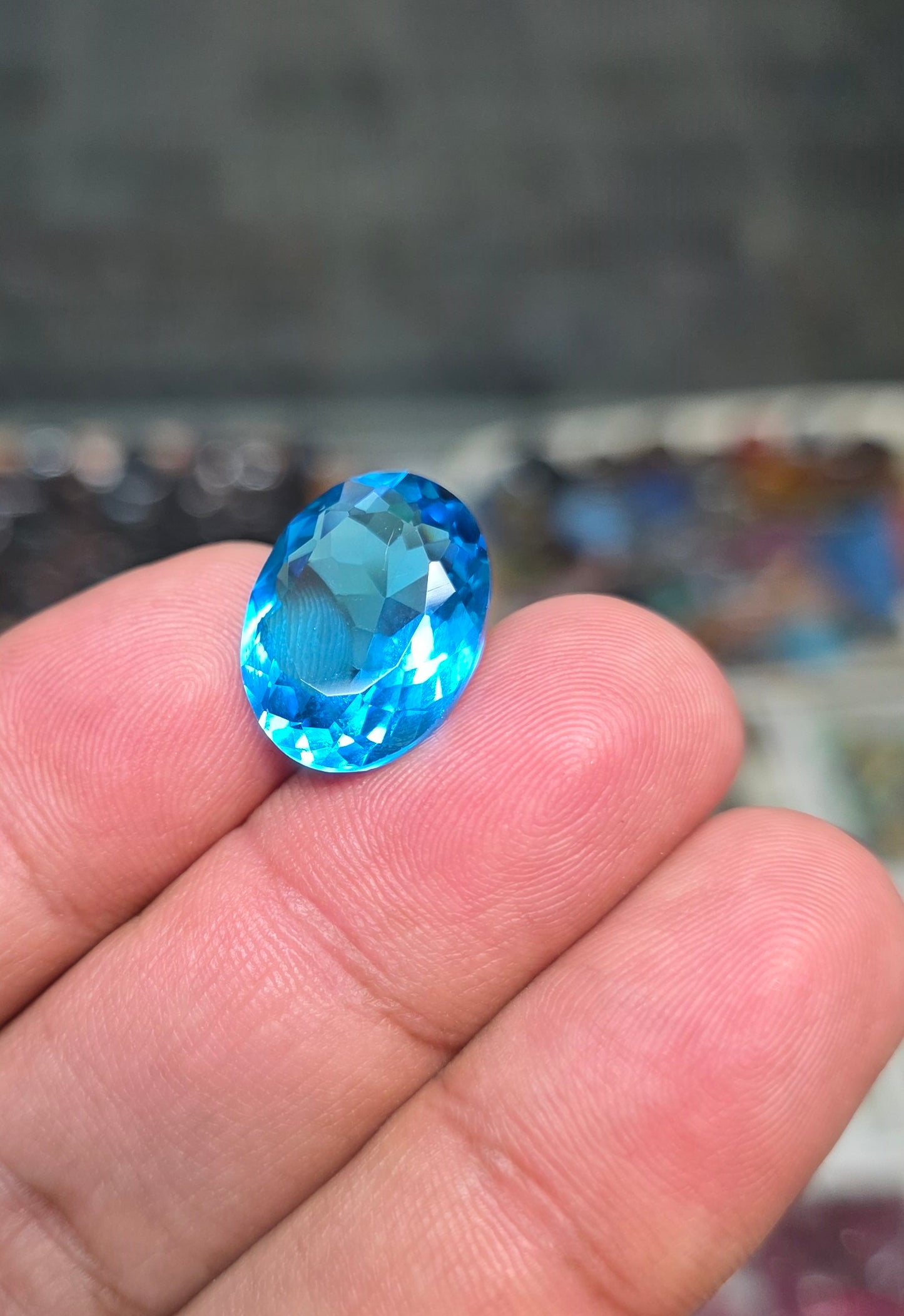 Premium Quality Blue Topaz Stone