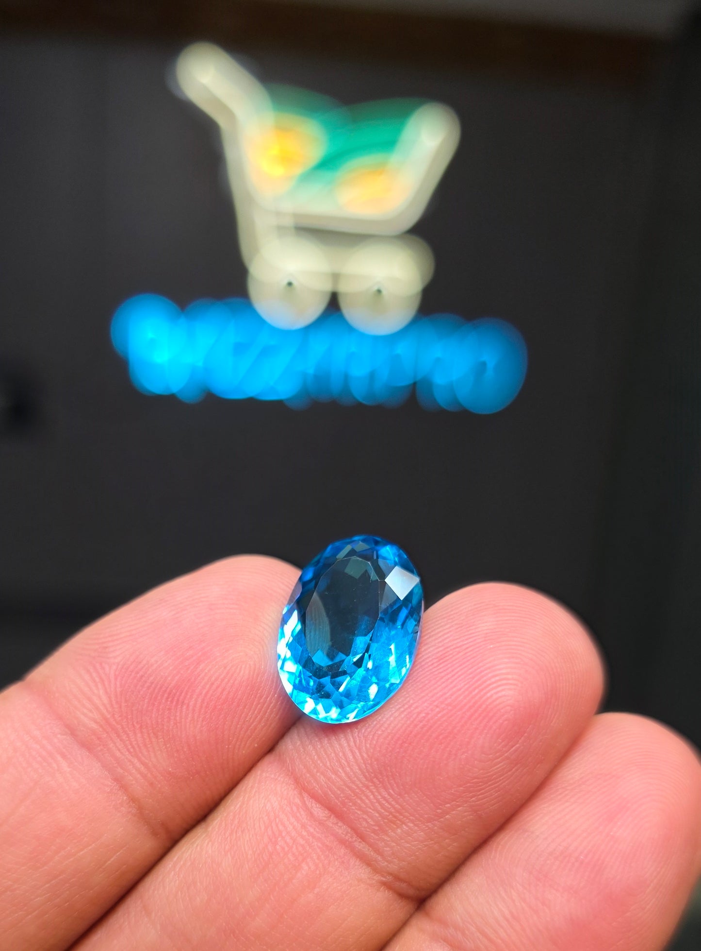 Premium Quality Blue Topaz Stone
