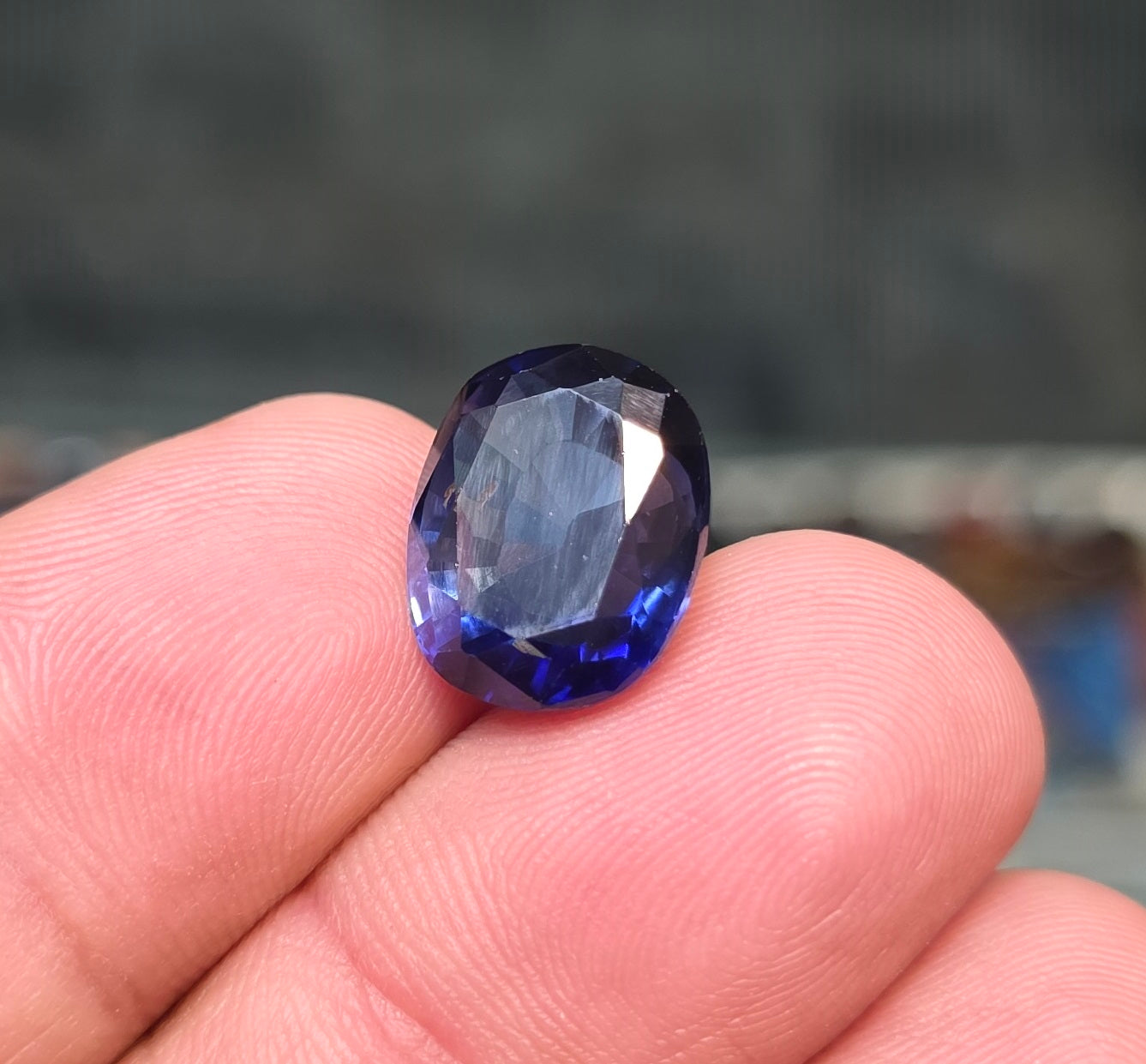 Premium Quality Neelam Imiatation Stone
