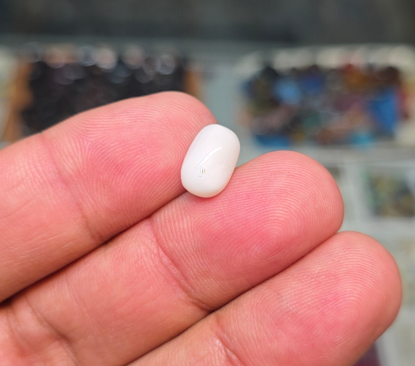 Premium Quality White Marjan Stone