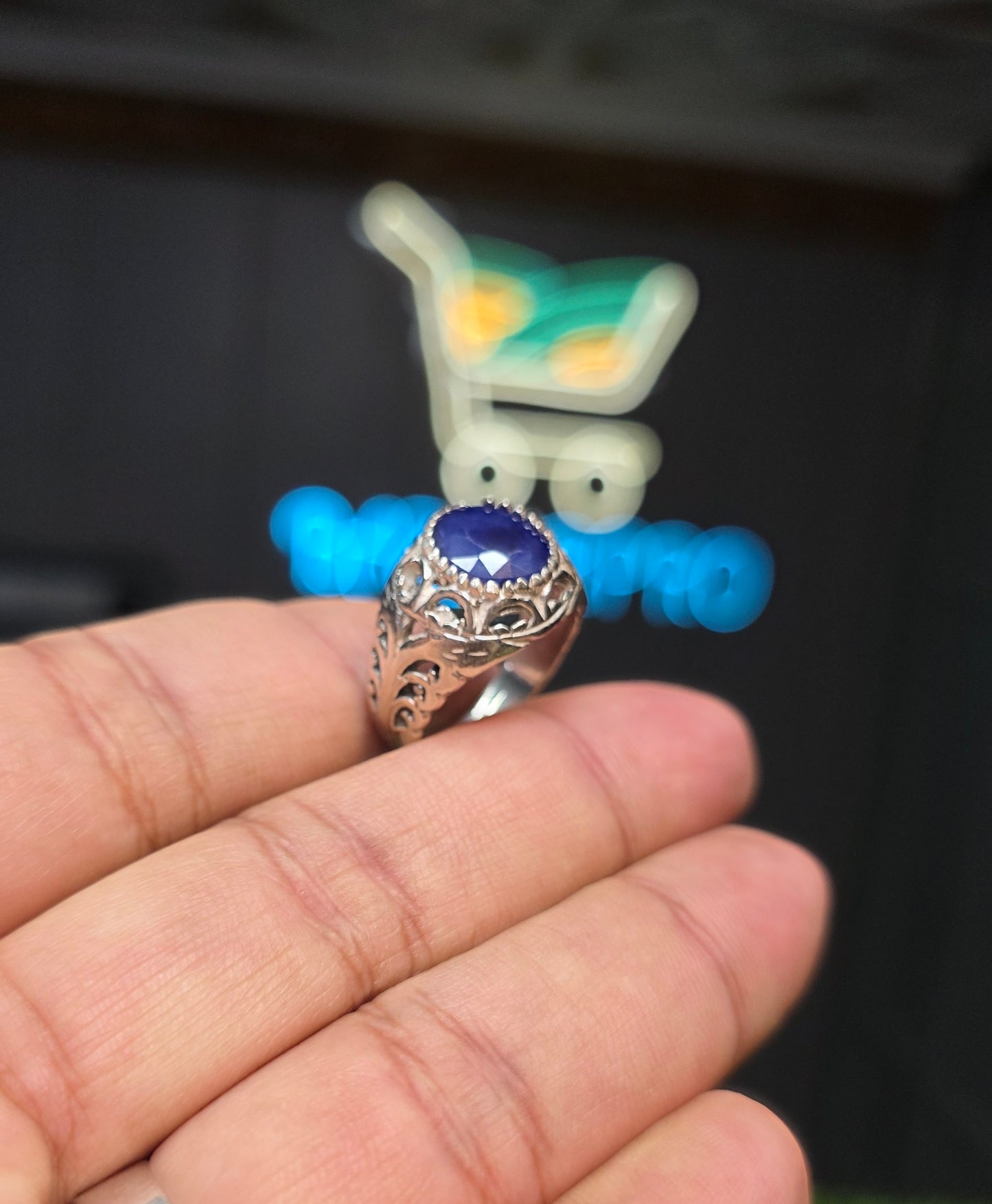 Premium Quality Neelam Ring