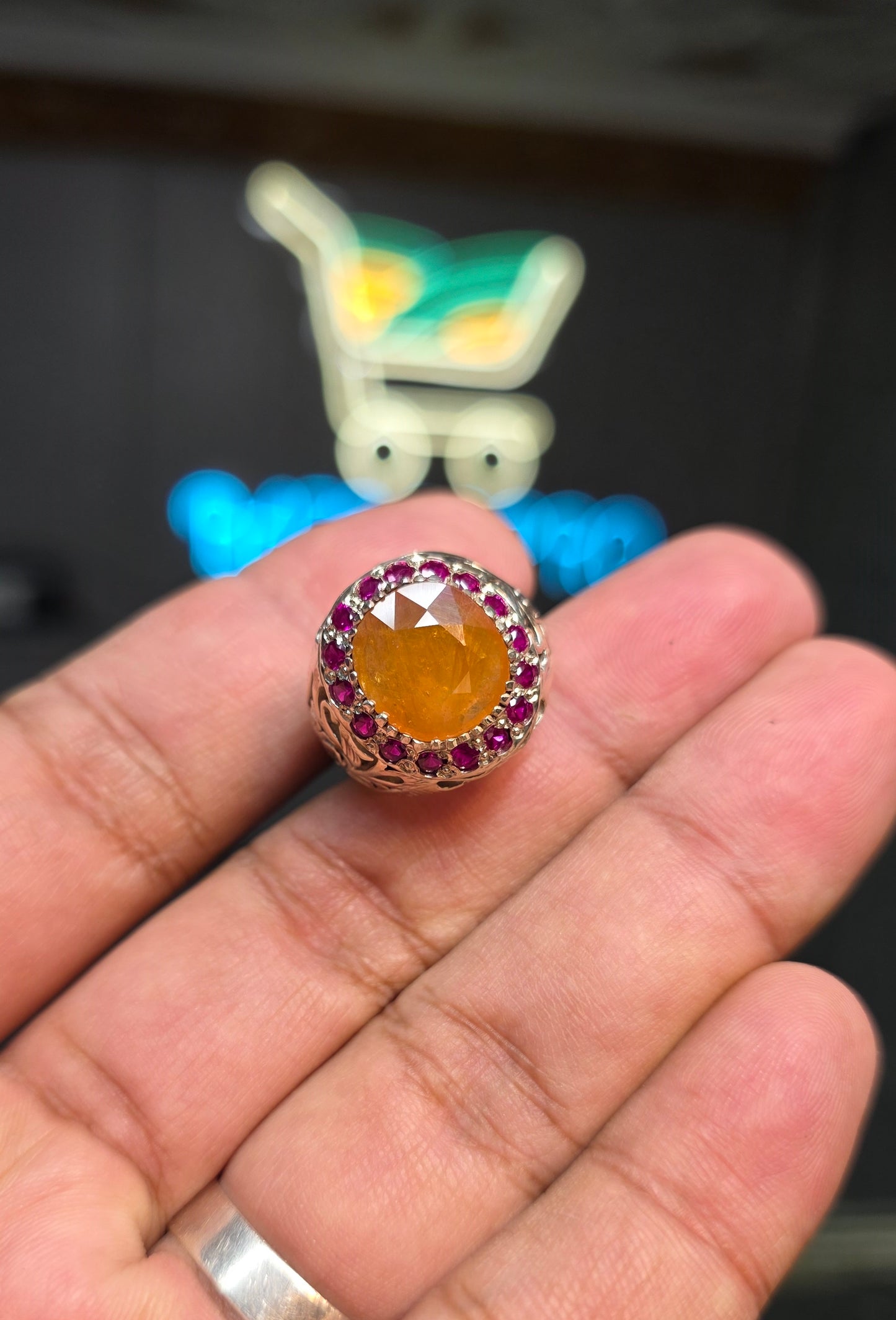 Premium Quality Pukhraj Ring