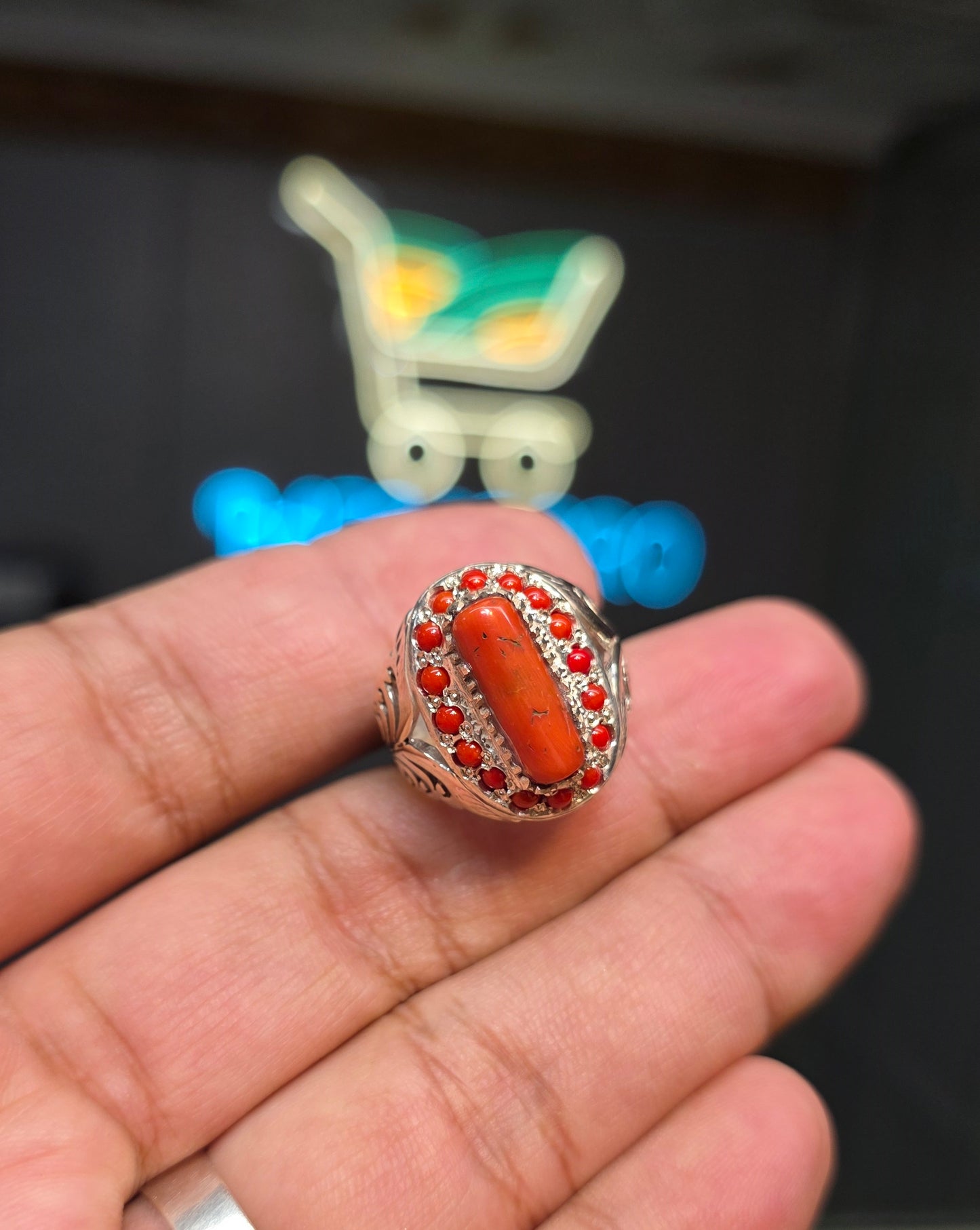 Premium Quality Marjan Ring