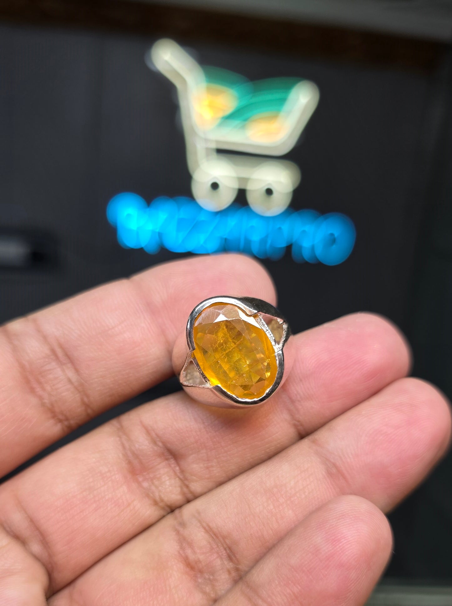 Premium Quality Pukhraj Ring