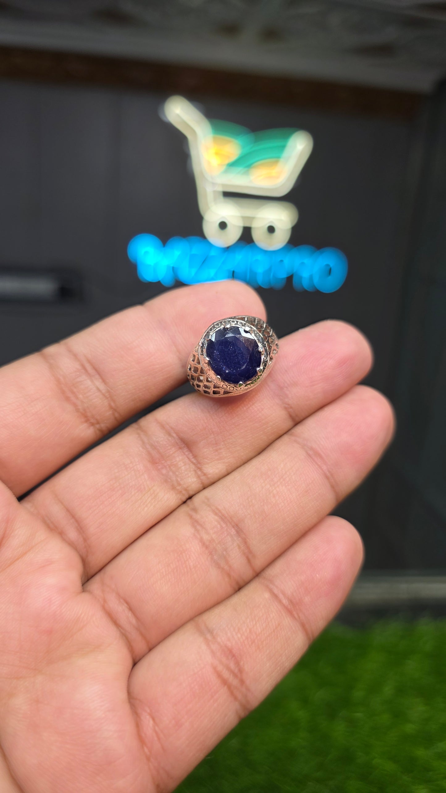 Premium Quality Neelam Ring