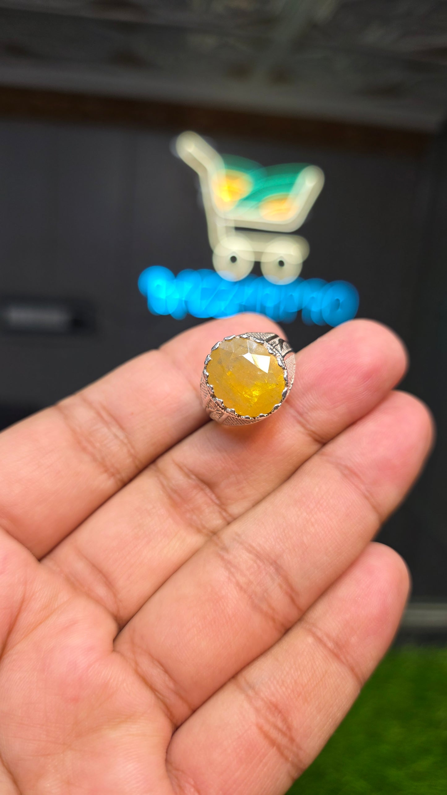 Premium Quality Pukhraj Ring