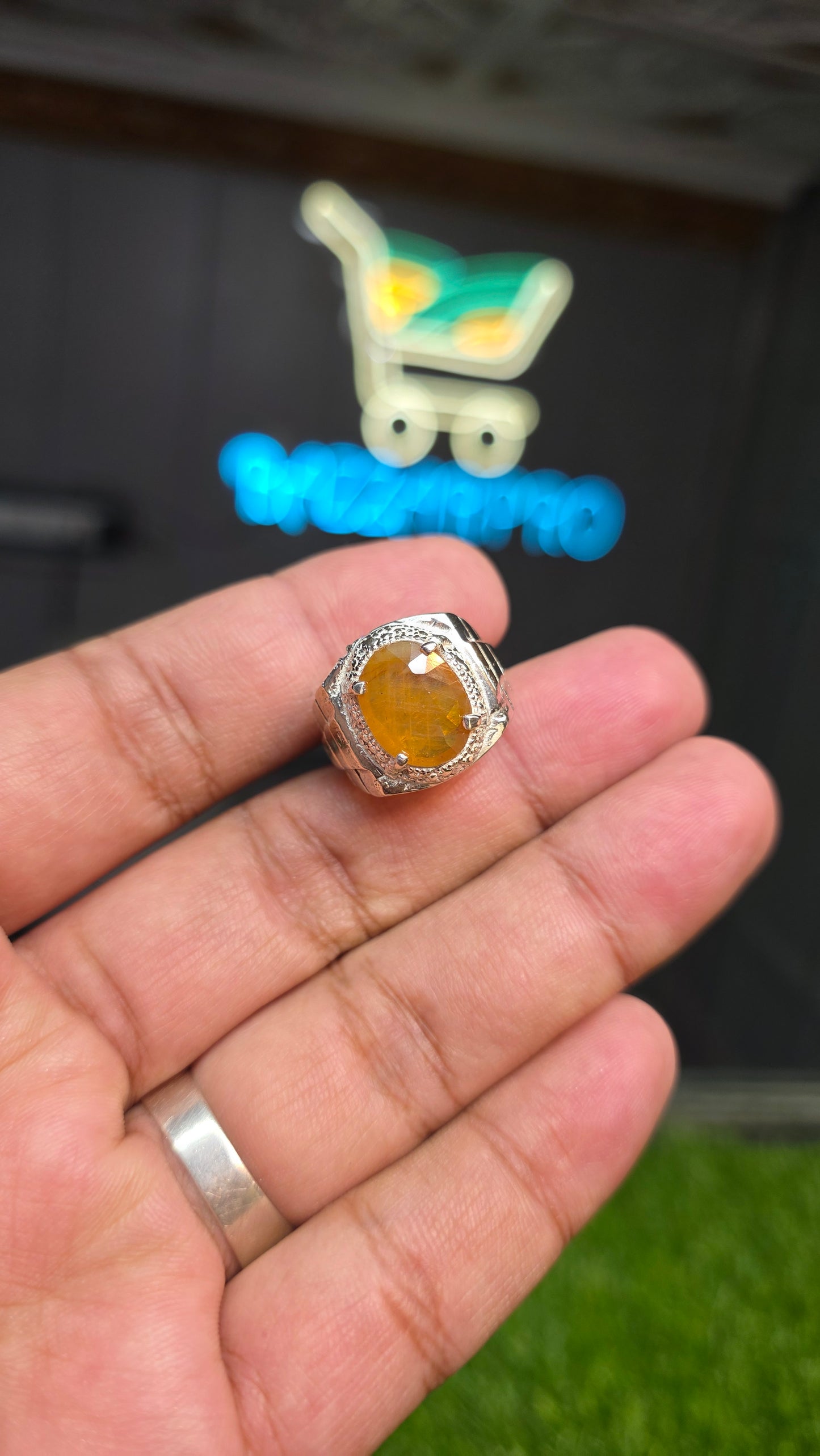 Premium Quality Pukhraj Ring