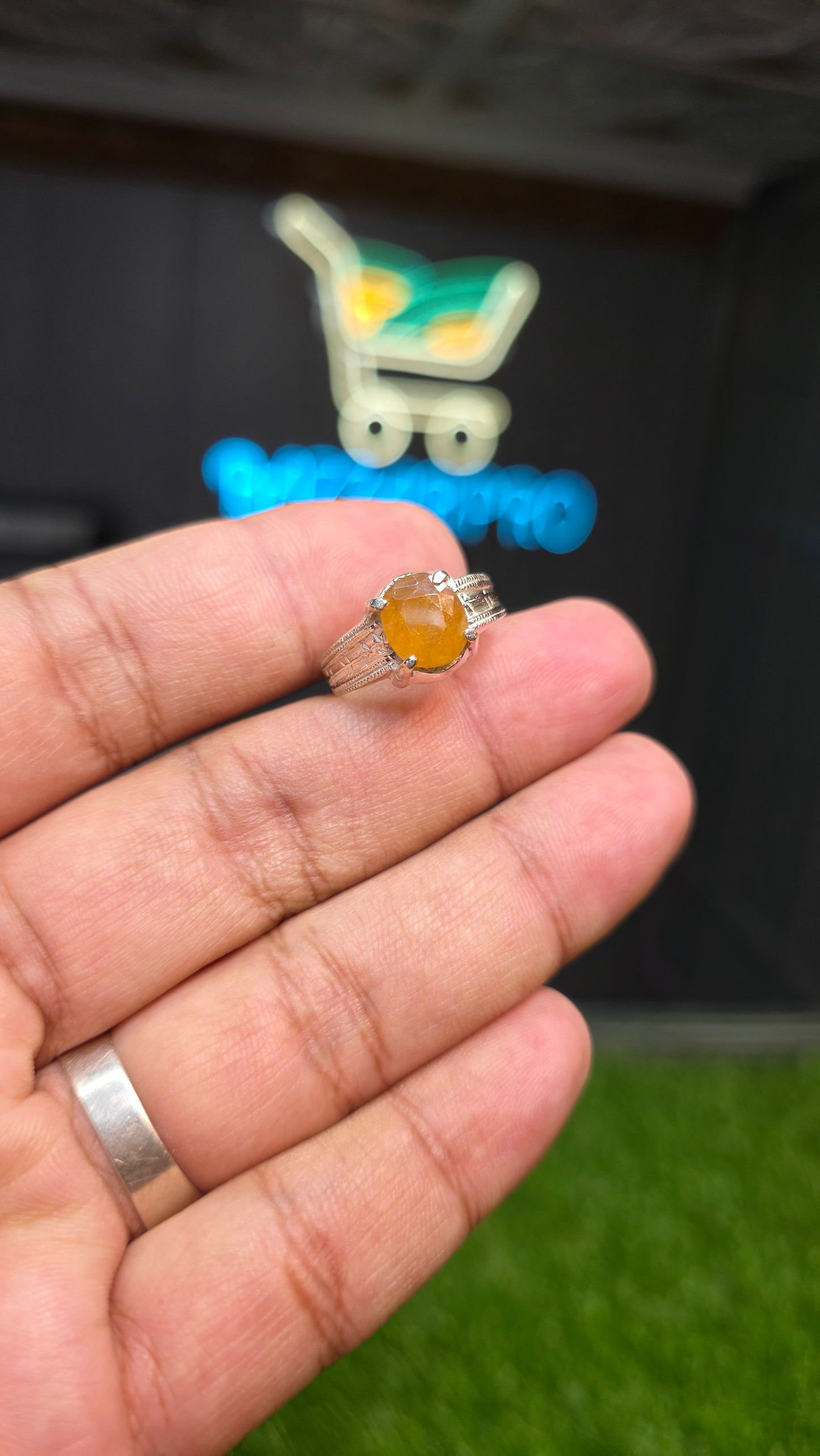 Premium Quality Pukhraj Ring