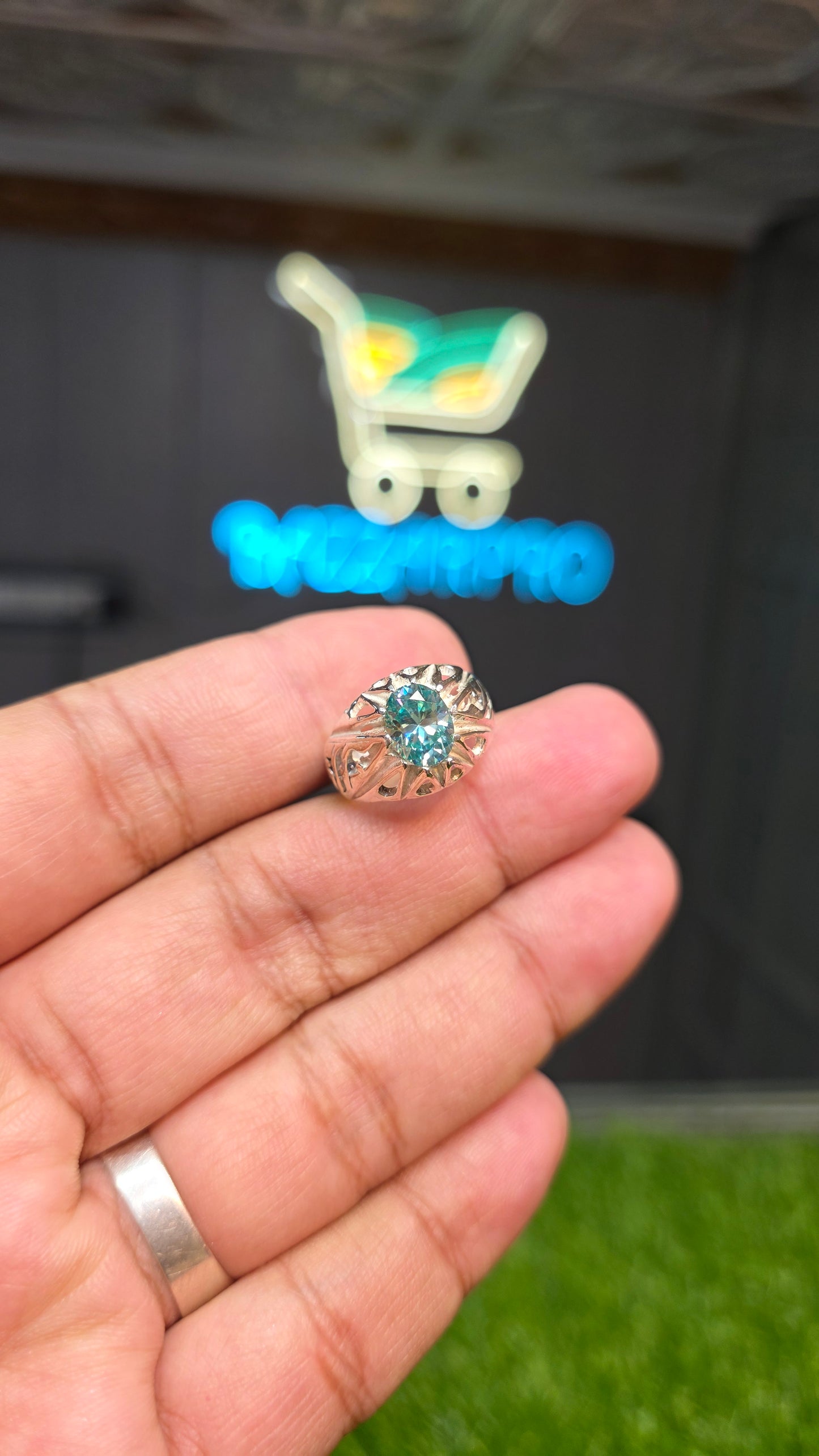 Premium Quality Oval Moissanite Ring