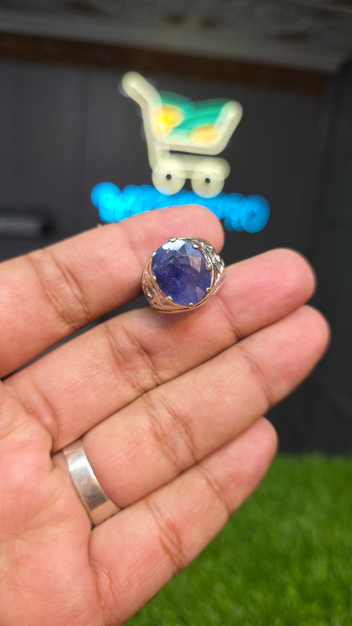 Premium Quality Neelam Ring