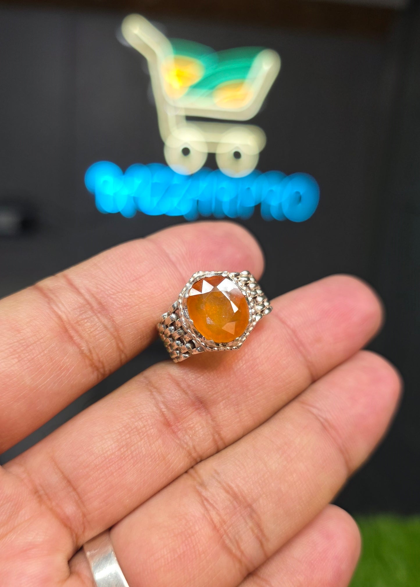 Premium Quality Pukhraj Ring