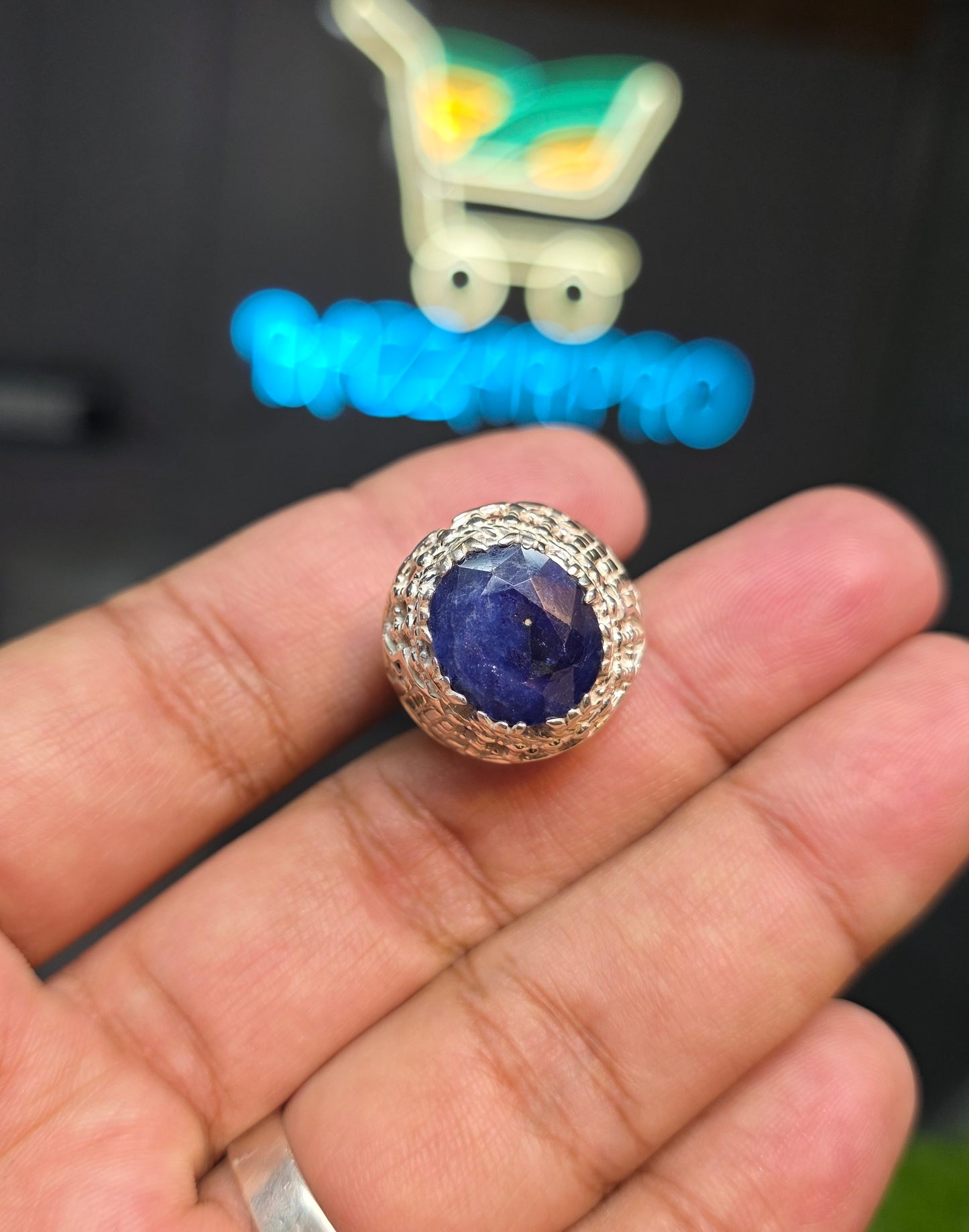Premium Quality Neelam Ring