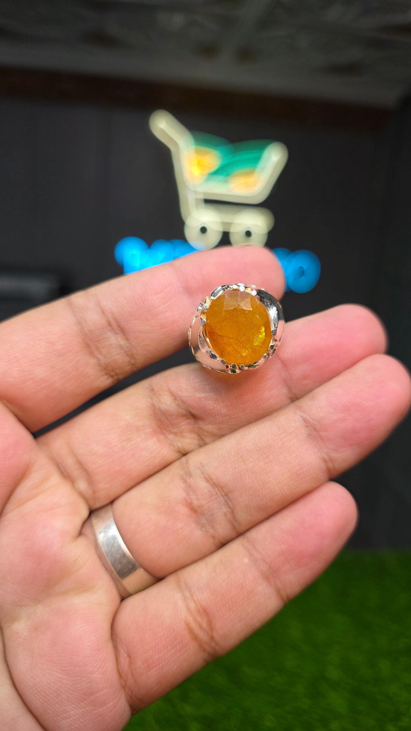 Premium Quality Pukhraj Ring
