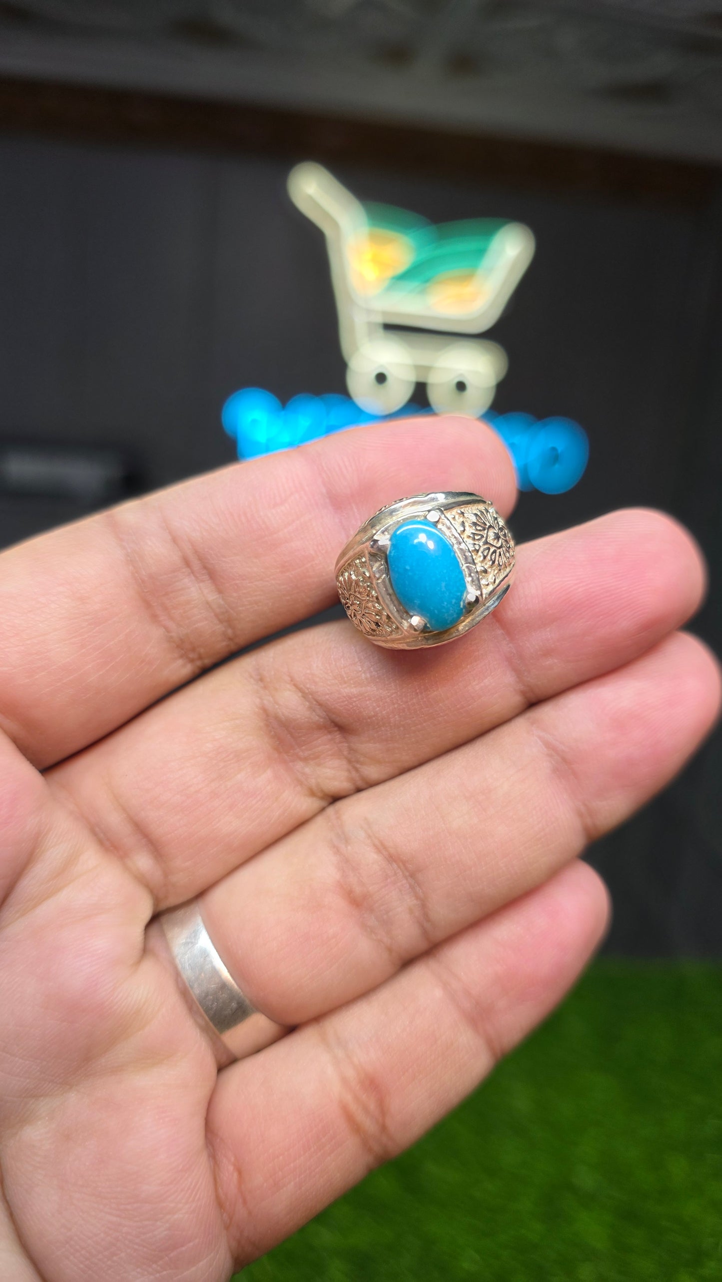 Premium Quality Feroza Ring