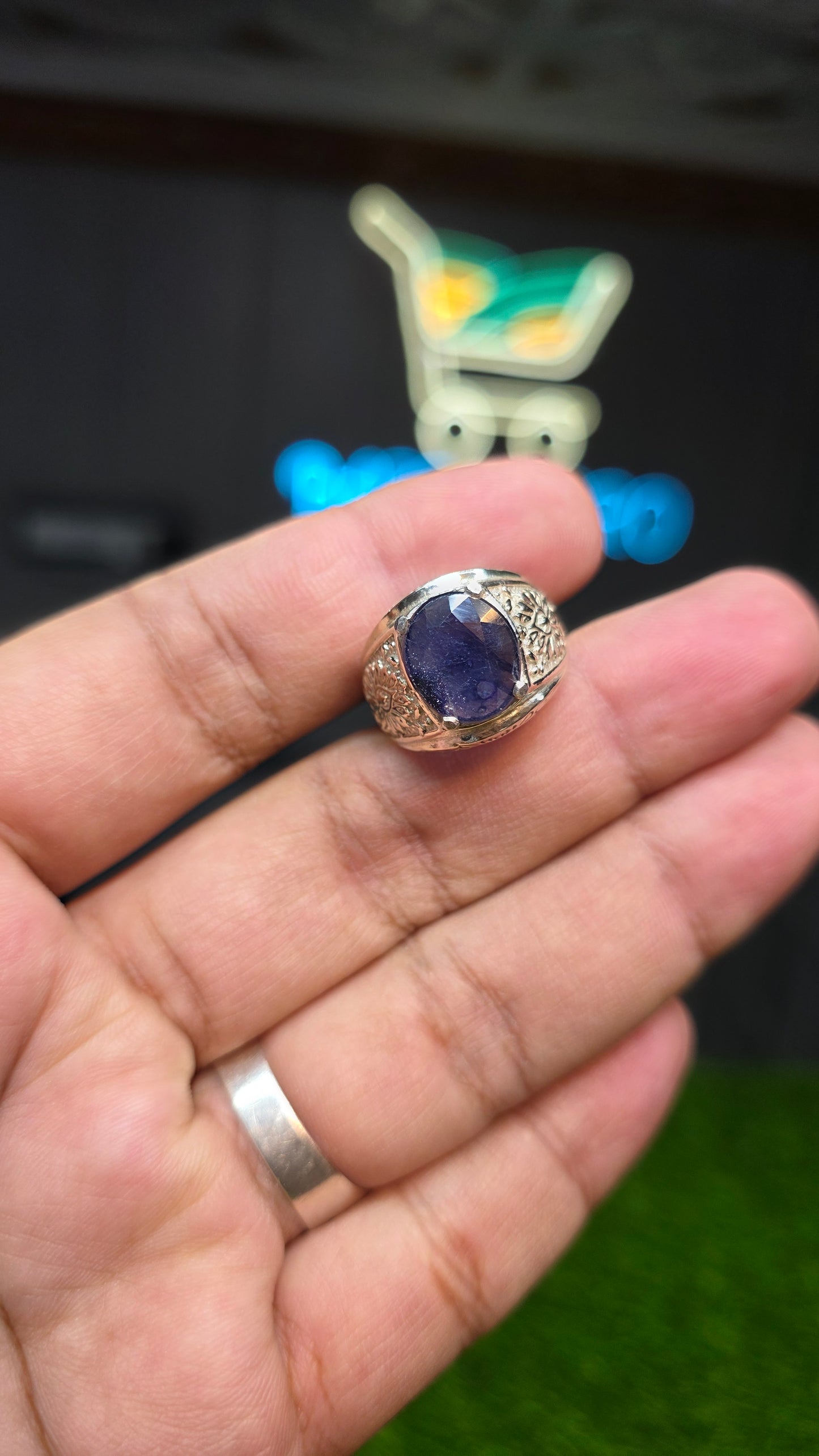 Premium Quality Neelam Ring