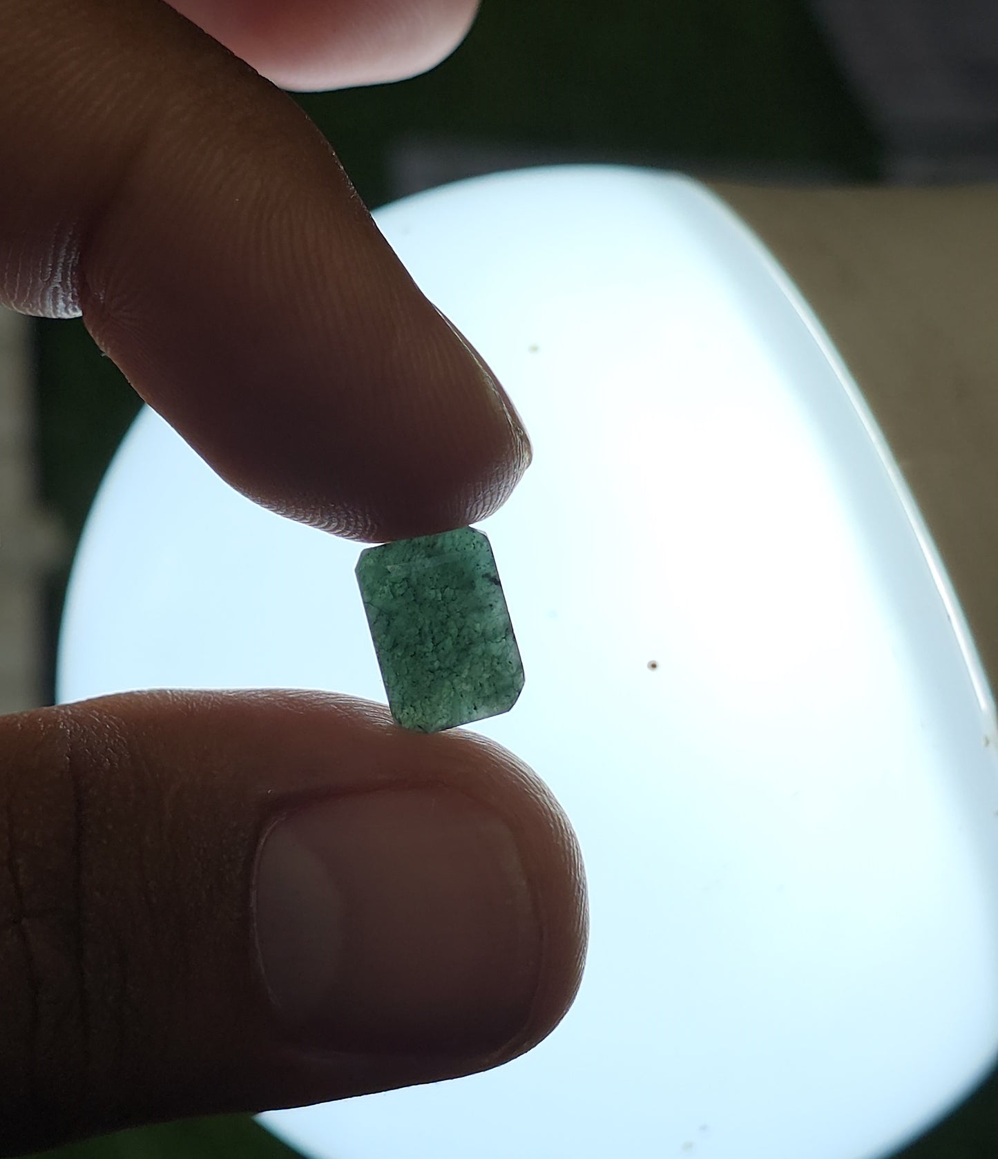 Natural Zambia Zamurd Stone With Lab Certificate