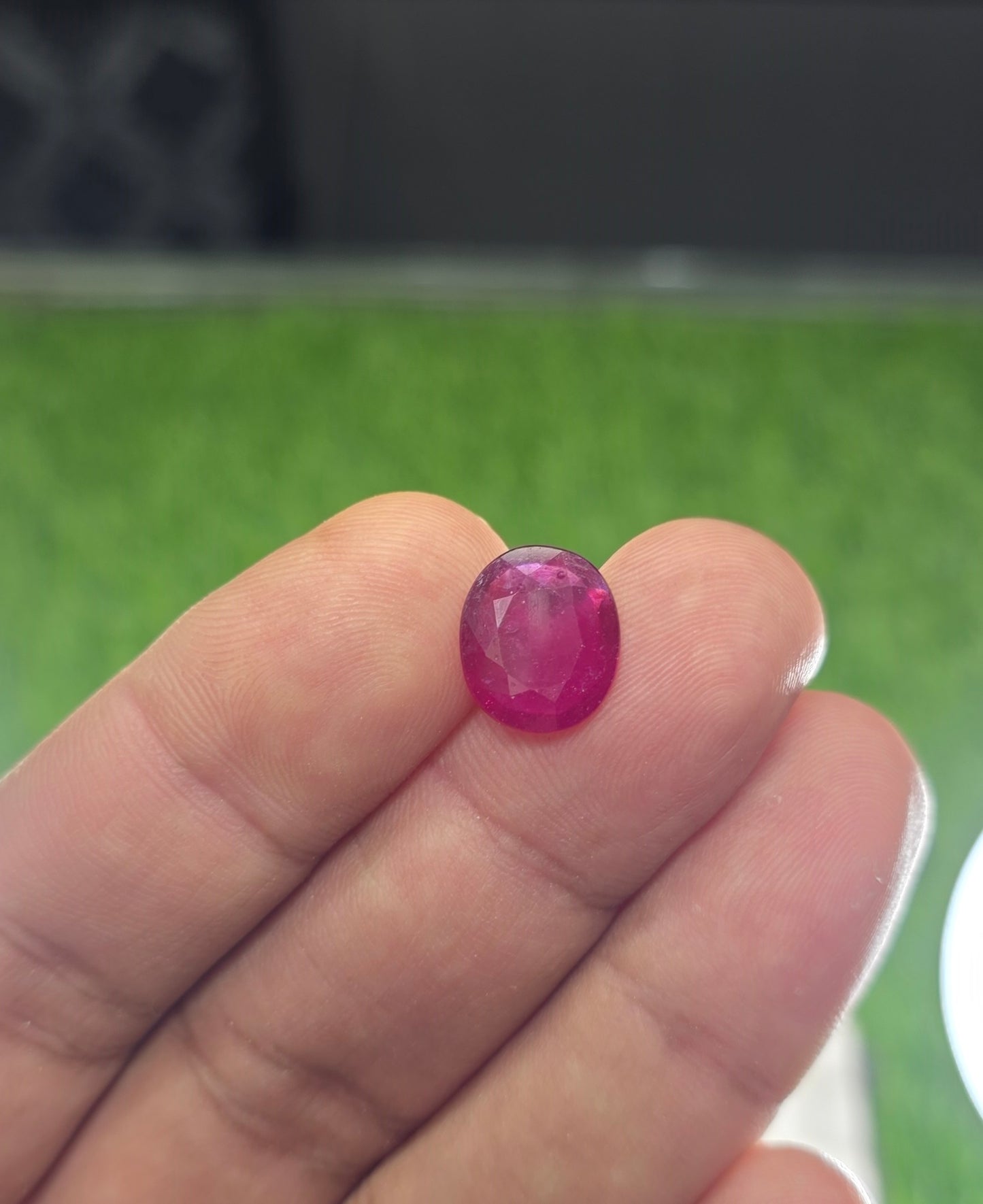 Natural Ruby Stone With Lab Certificate