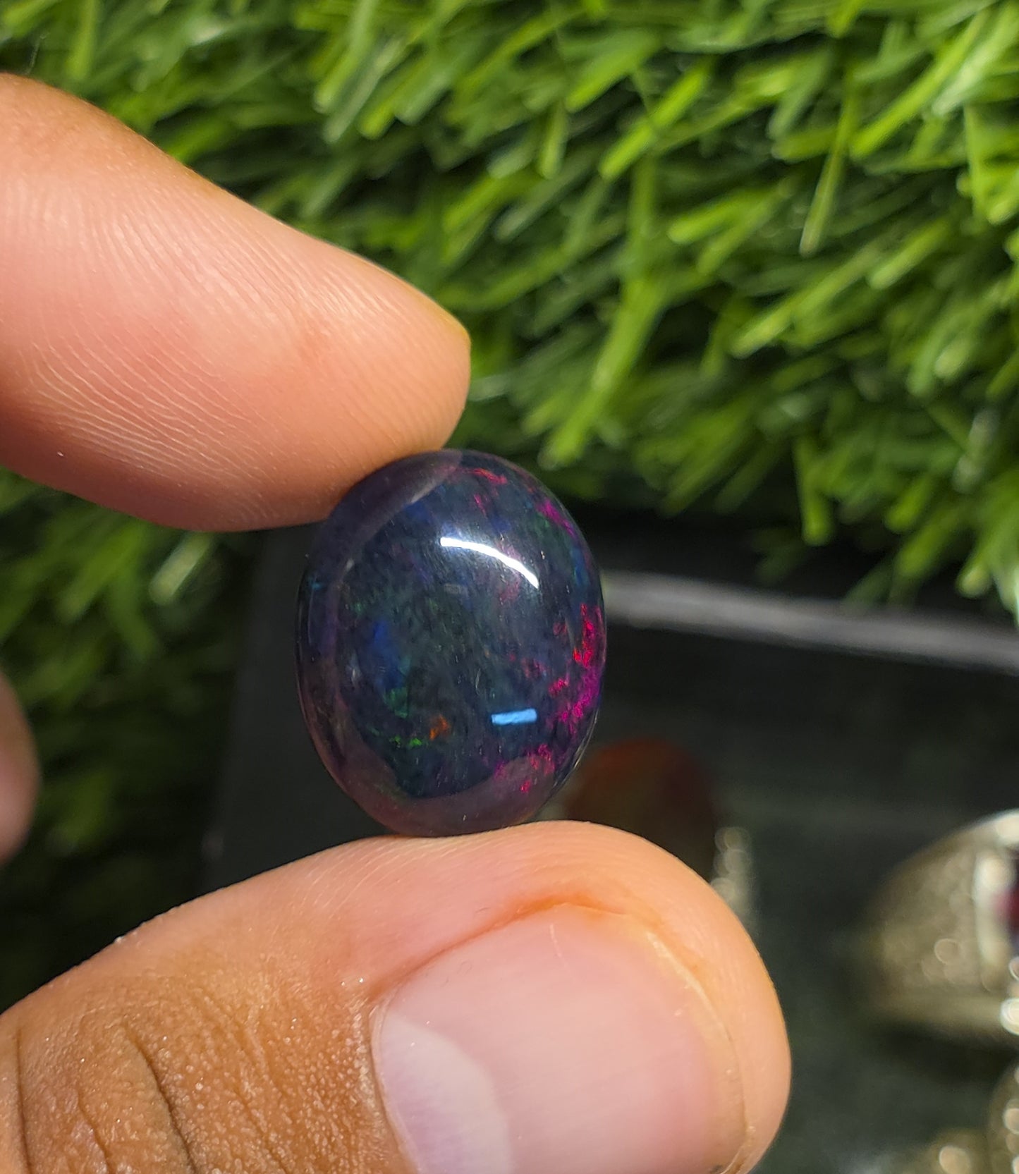 Natural Full Fire Opal Stone With Lab Certificate