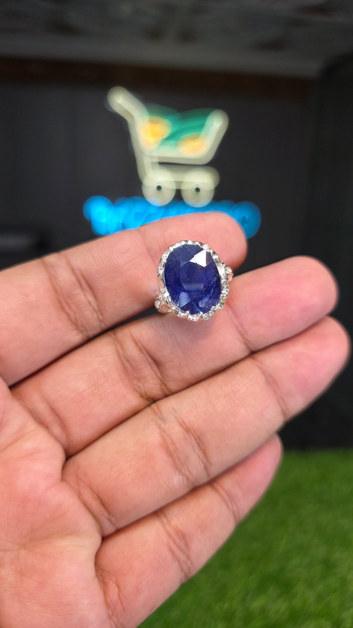 Premium Quality Neelam Ring