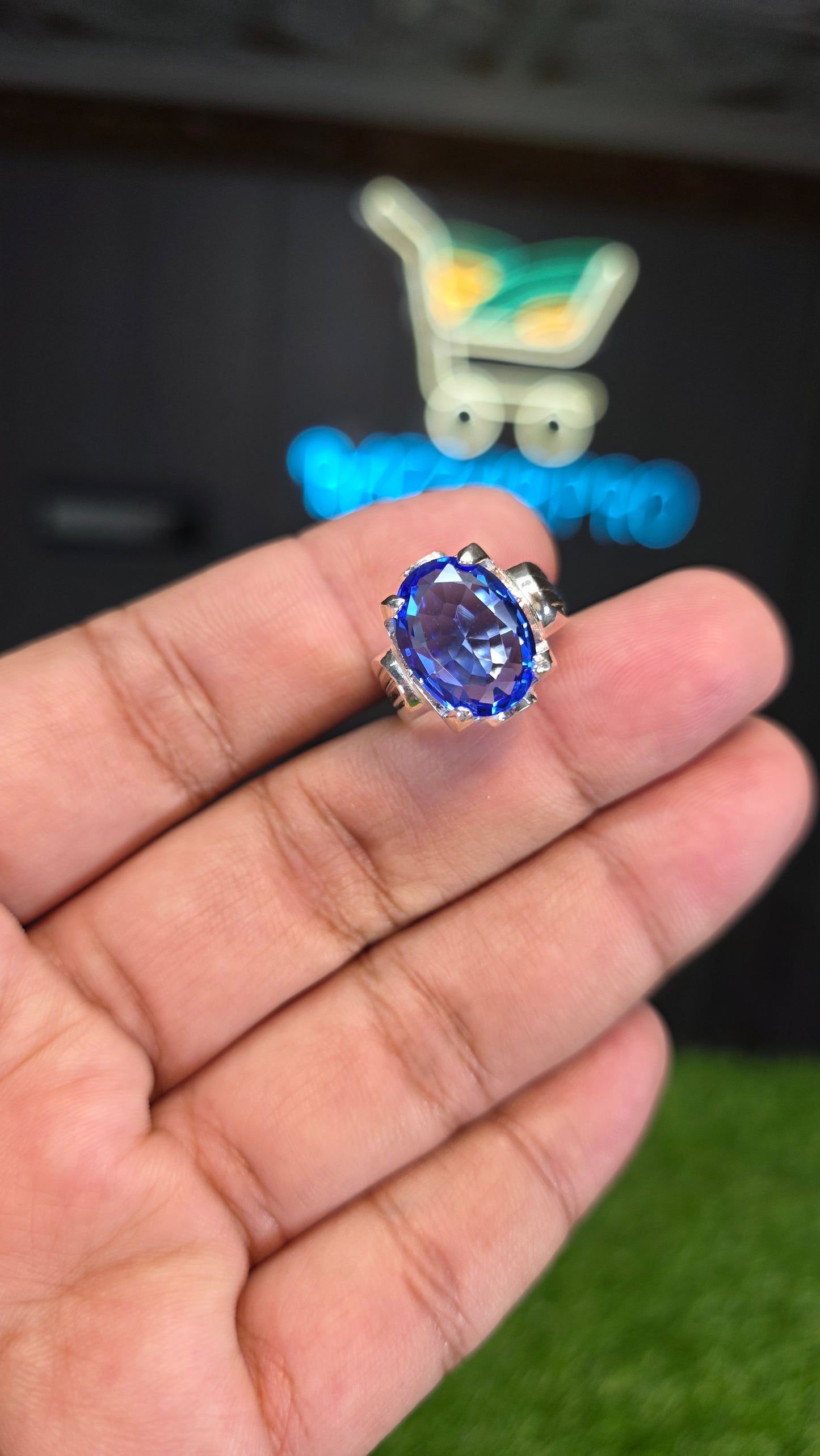 Premium Quality Marka Neelam Ring