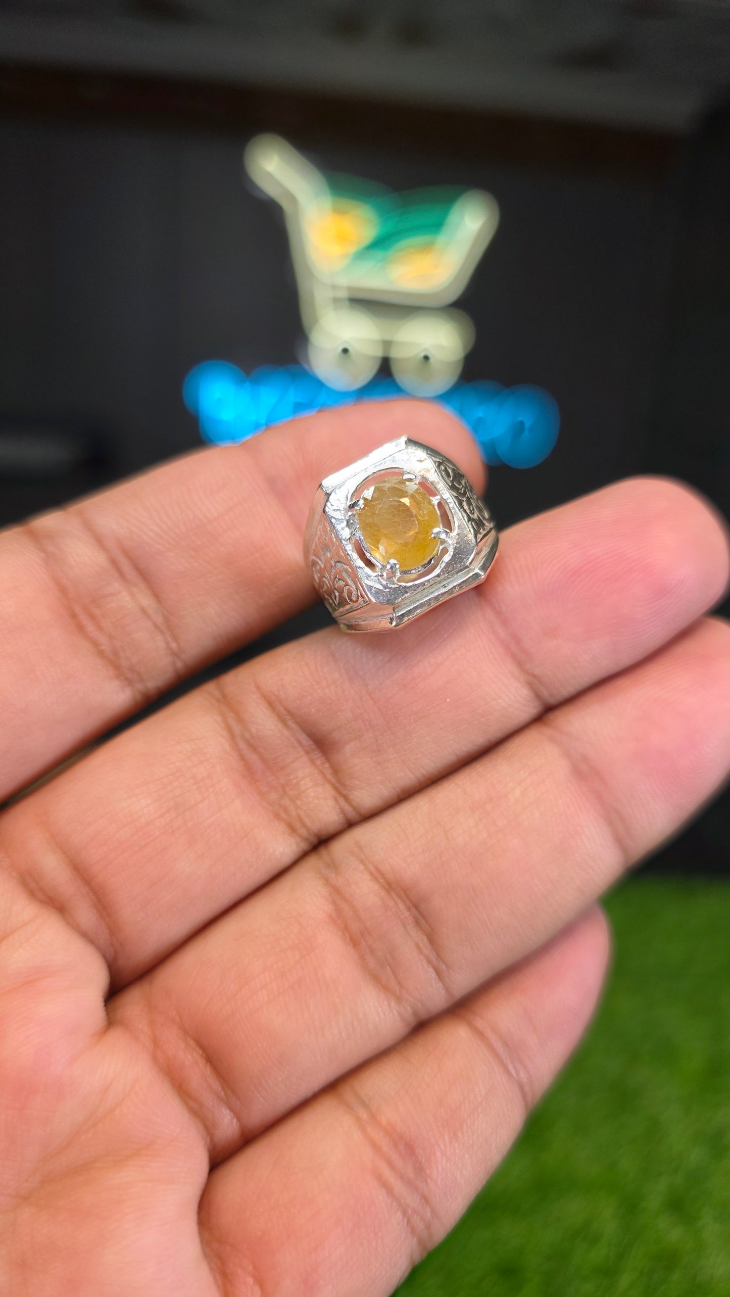 Premium Quality Pukhraj Ring