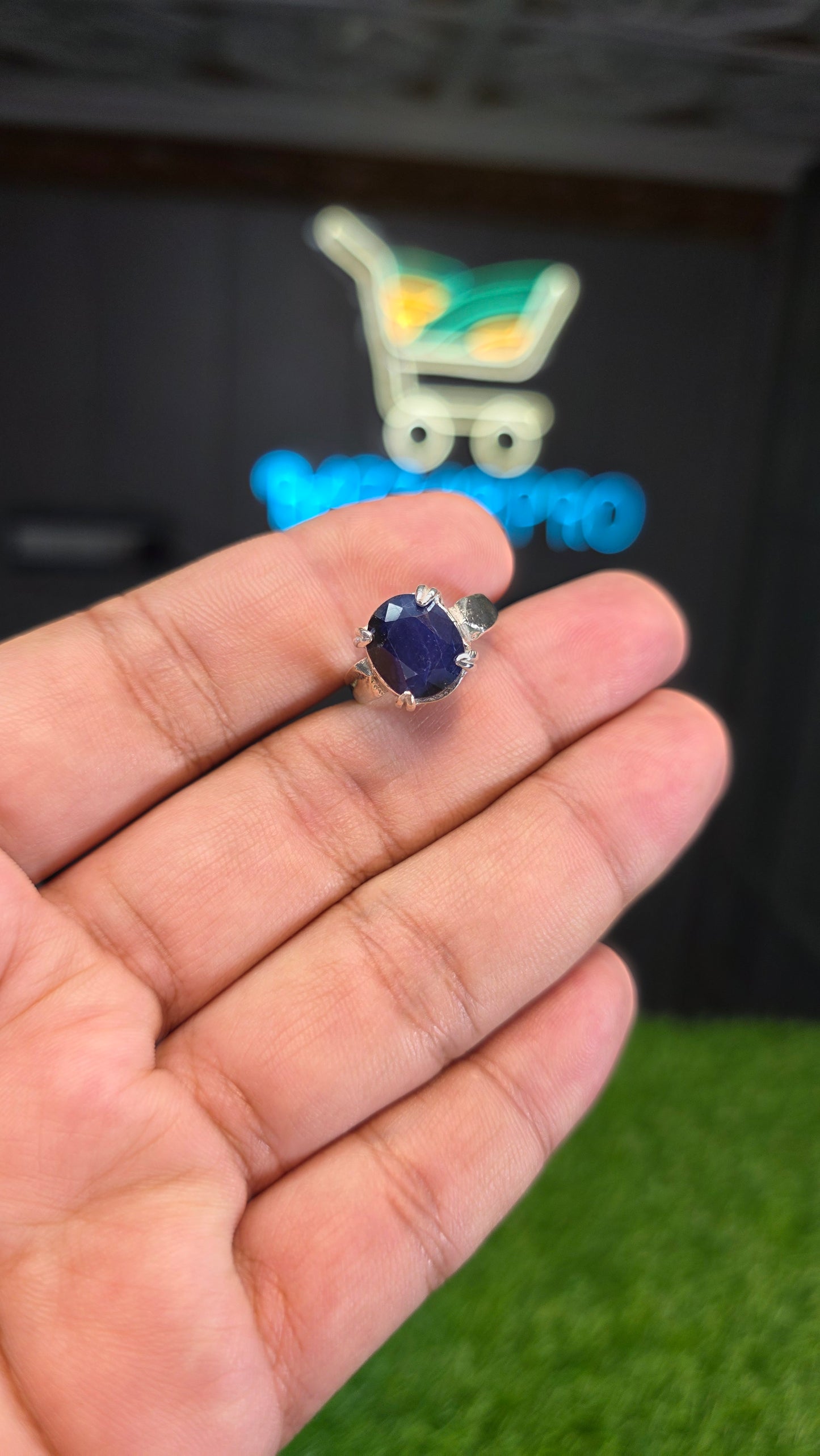 Premium Quality Neelam Ring