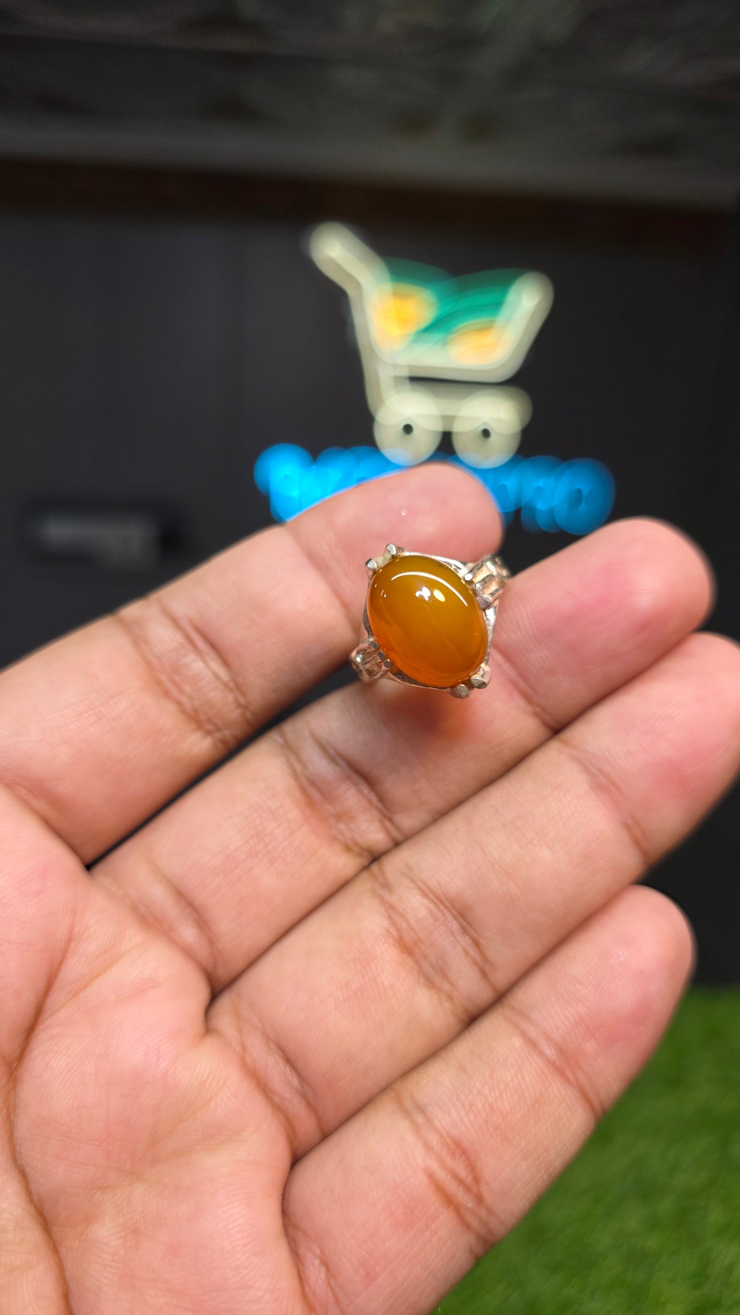 Premium Quality Zarad Aqeeq Ring