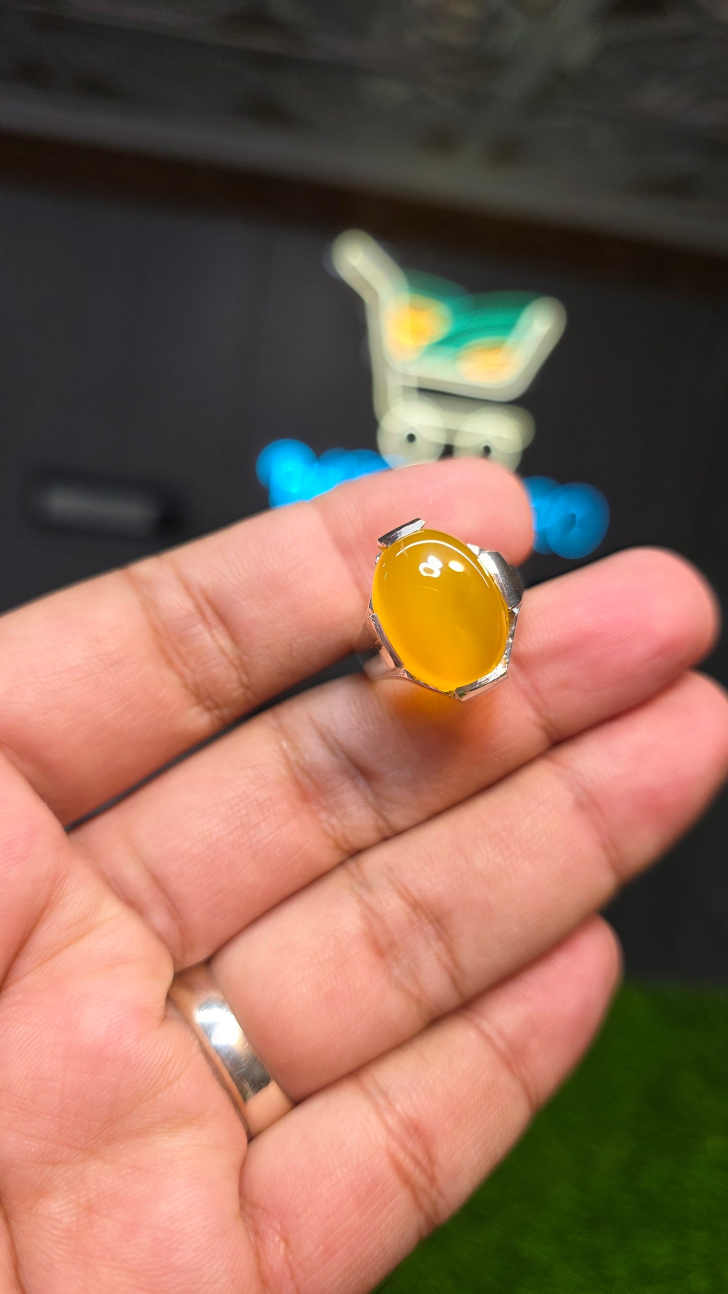 Premium Quality Zarad Aqeeq Ring