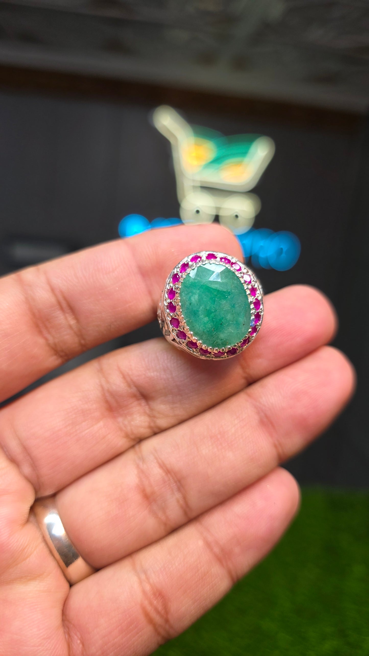 Premium Quality Zamurd Ring