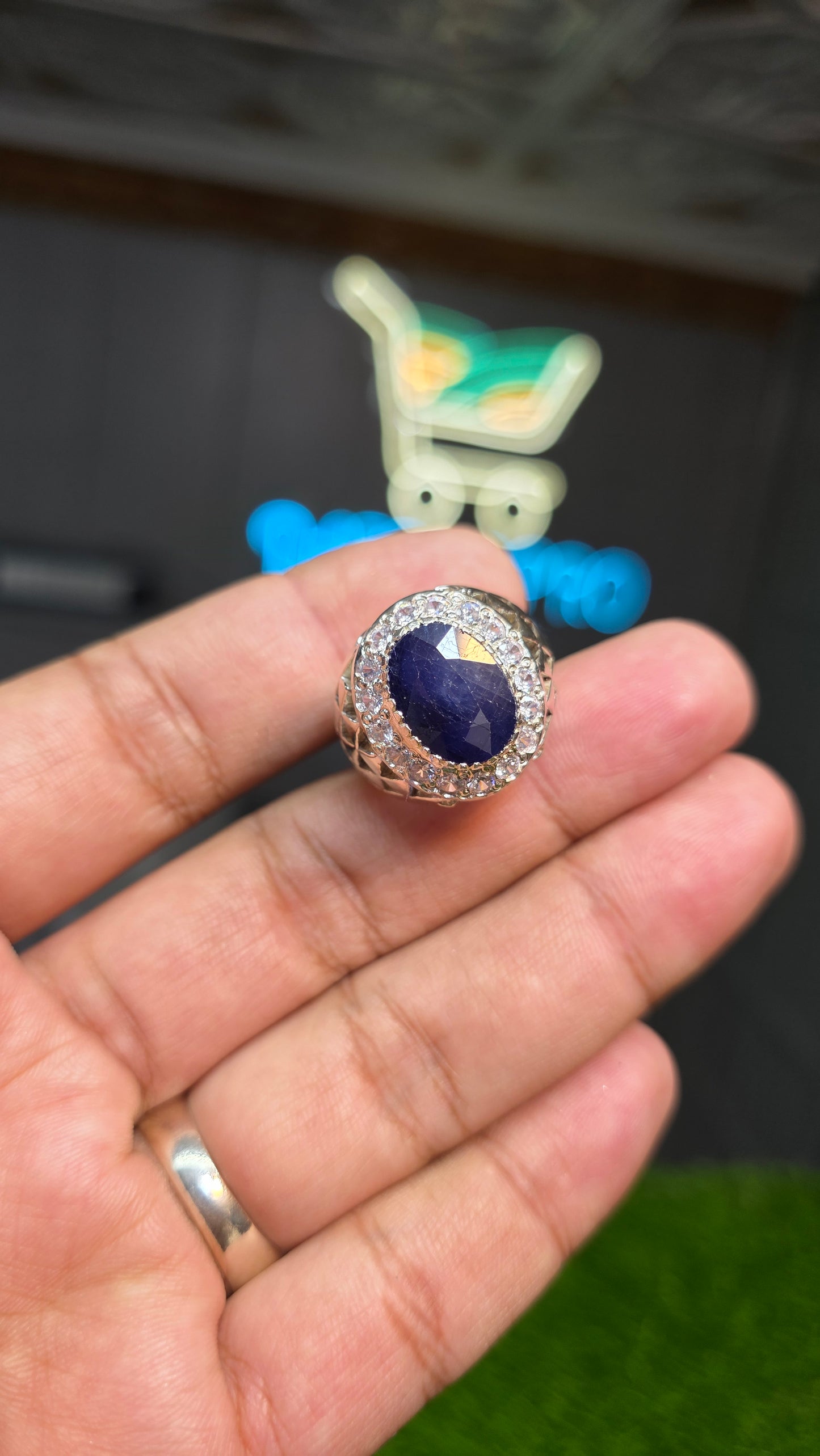 Premium Quality Neelam Ring