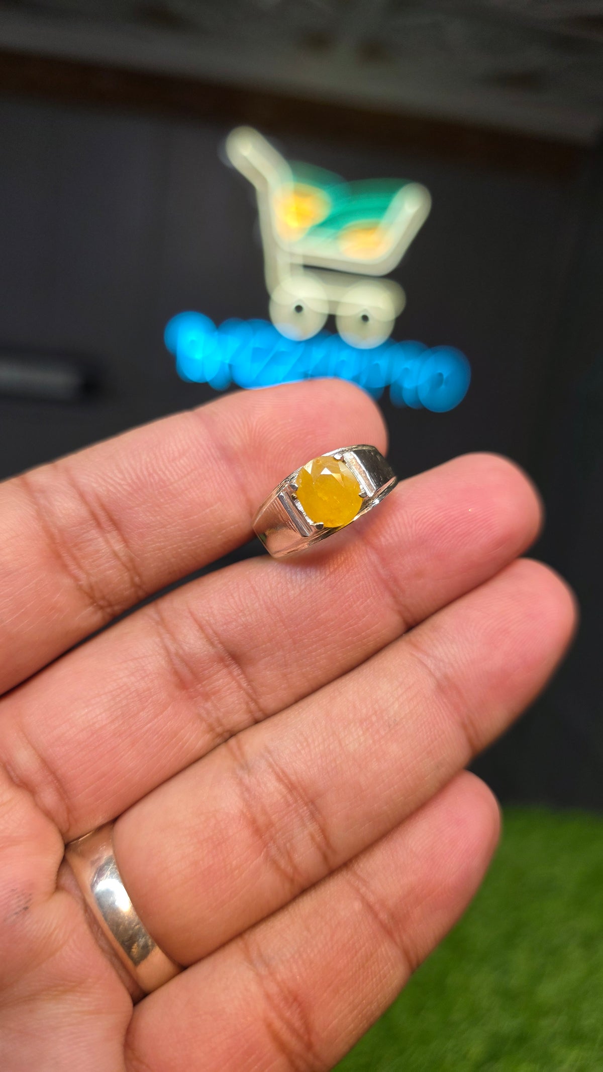 Premium Quality Pukhraj Ring