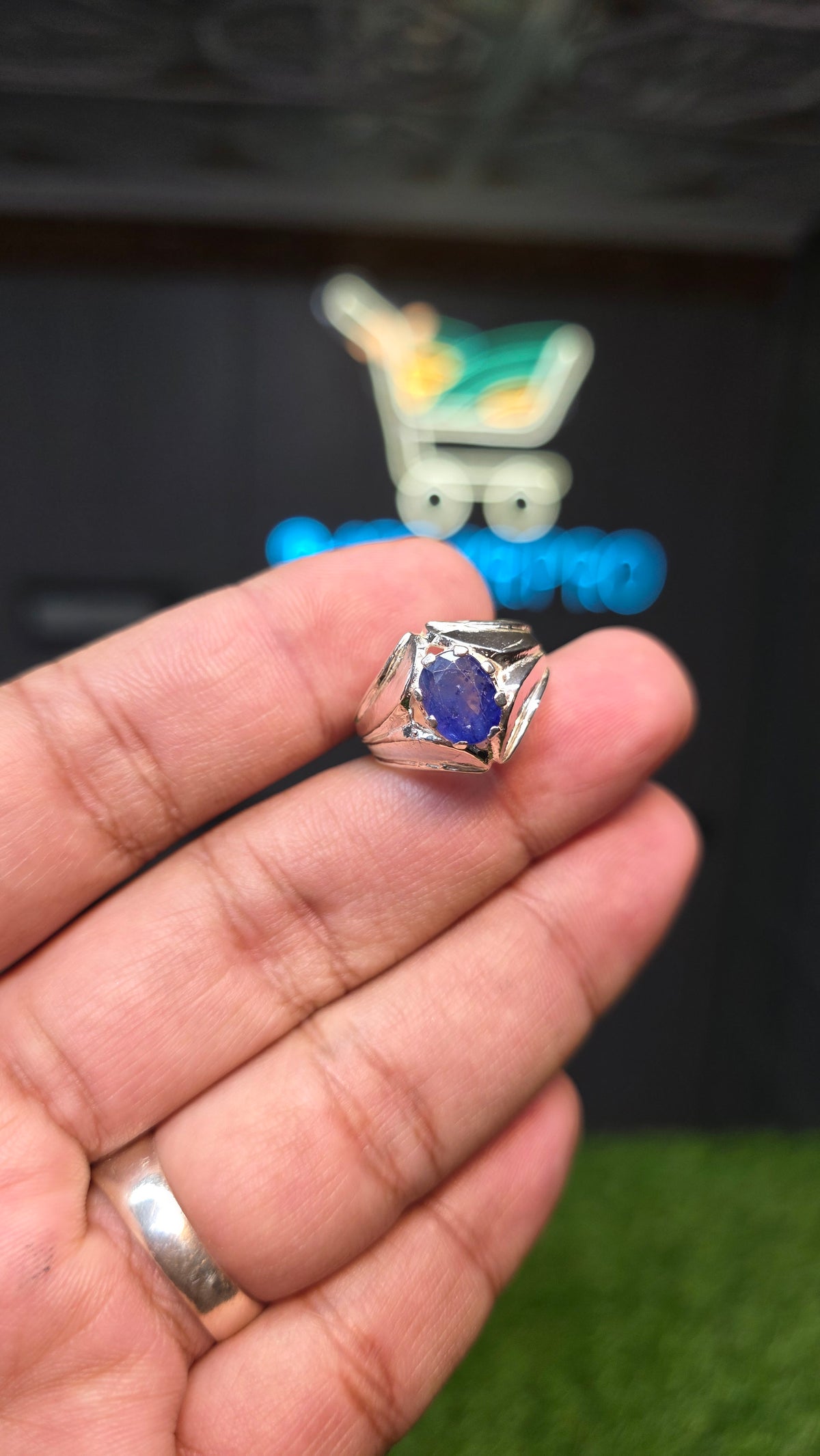 Premium Quality Neelam Ring