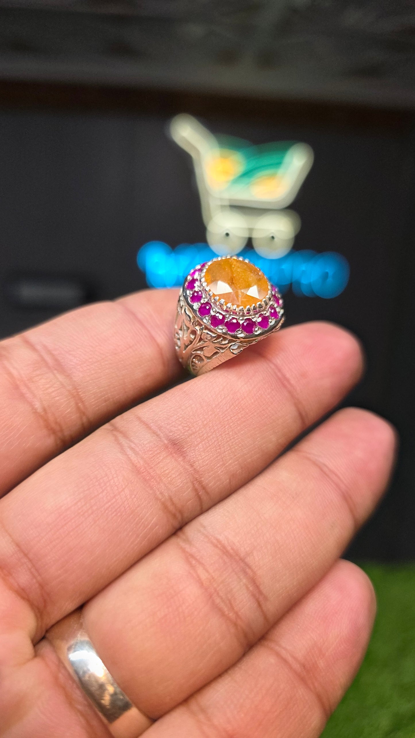 Premium Quality Pukhraj Ring