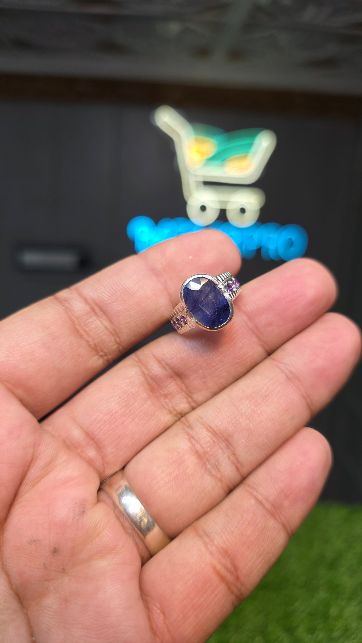 Premium Quality Neelam Ring
