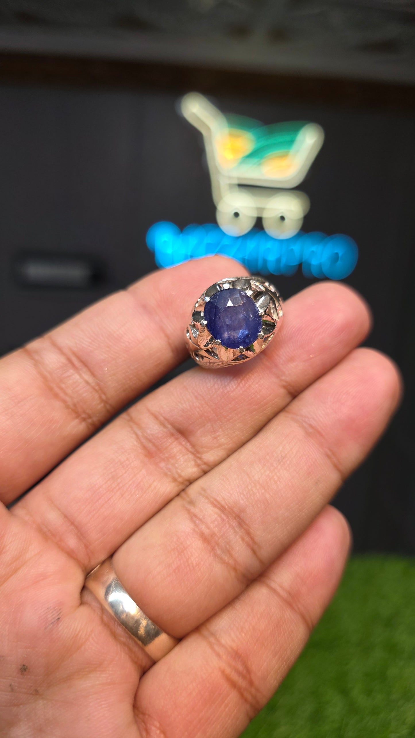 Premium Quality Neelam Ring