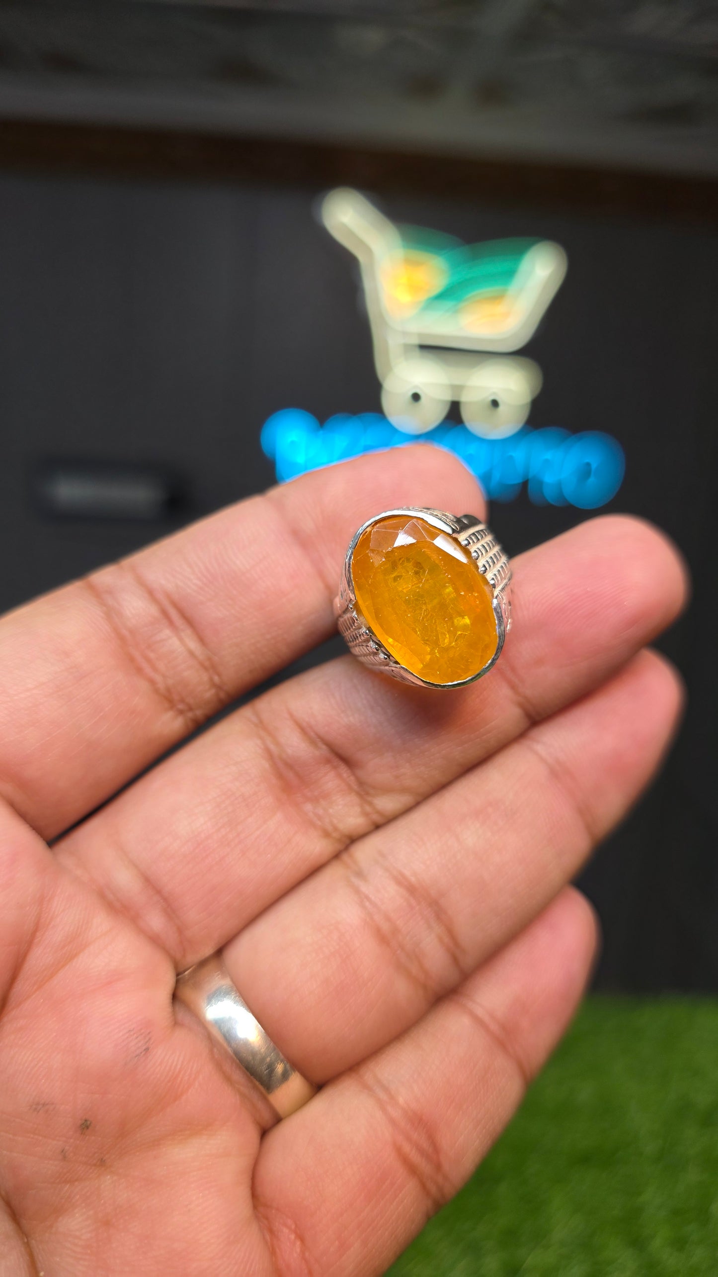Premium Quality Pukhraj Ring
