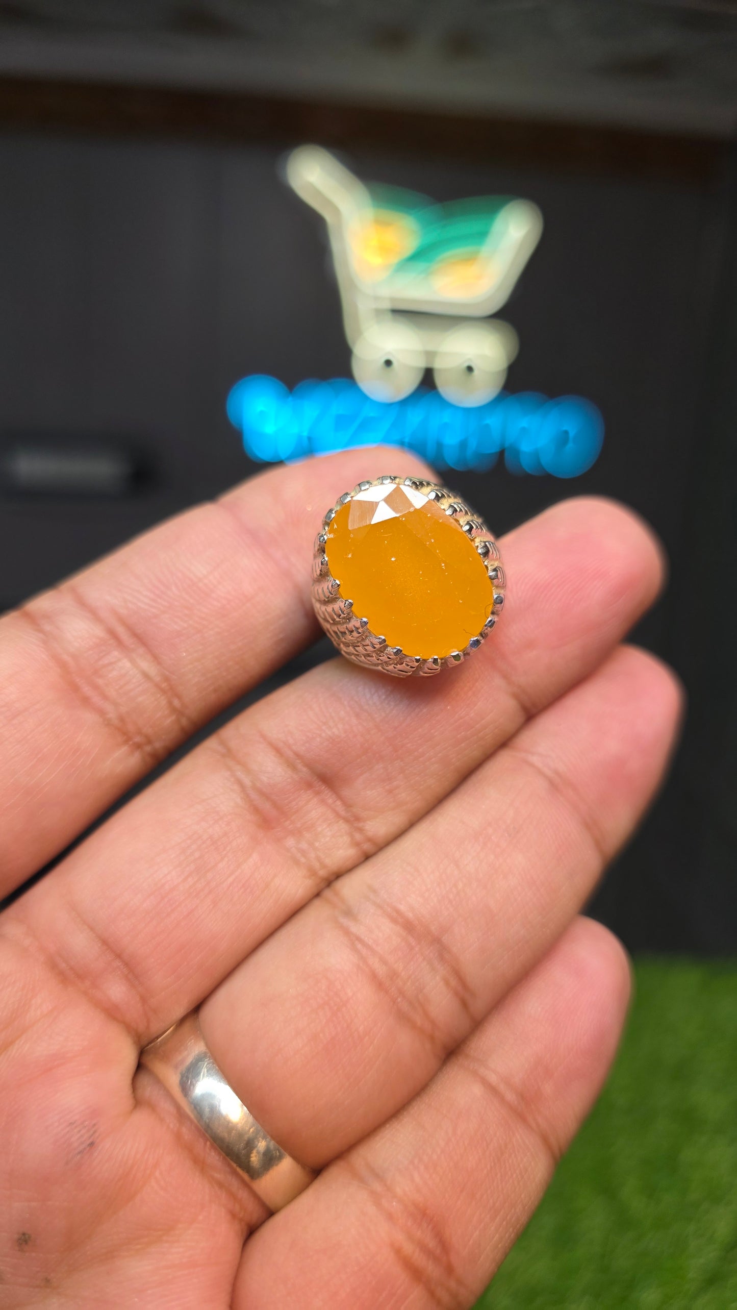 Premium Quality Pukhraj Ring