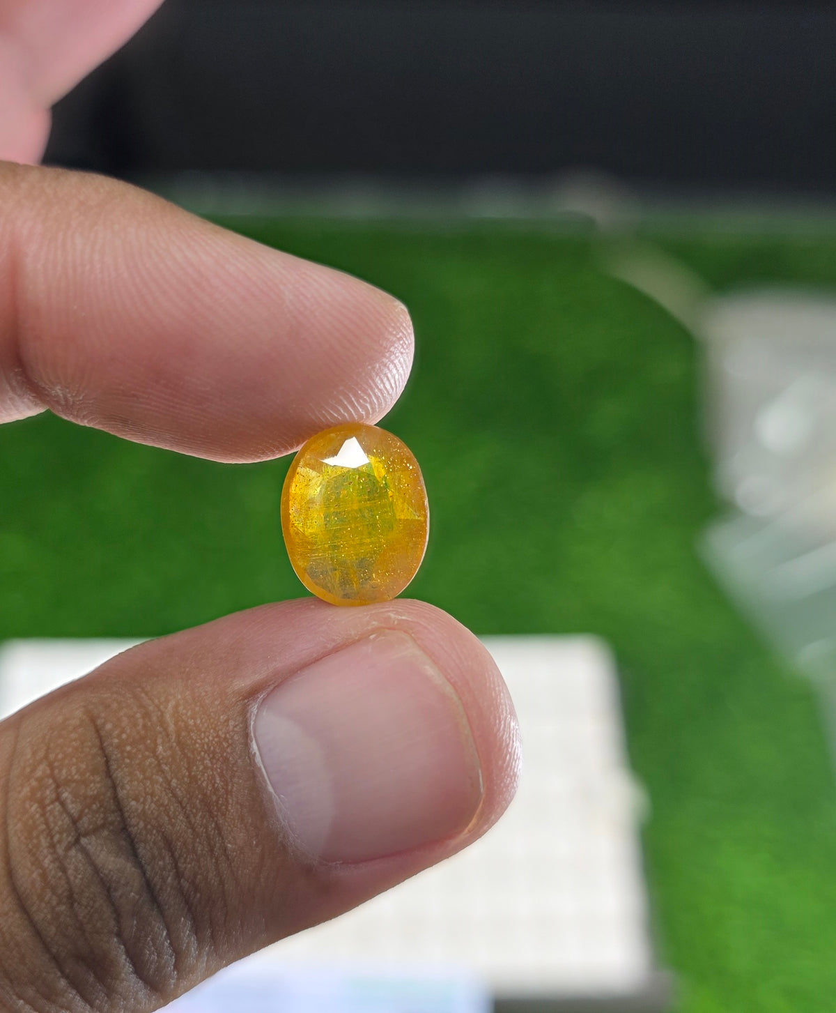 Premium Quality Pukhraj Stone With Lab Certificate