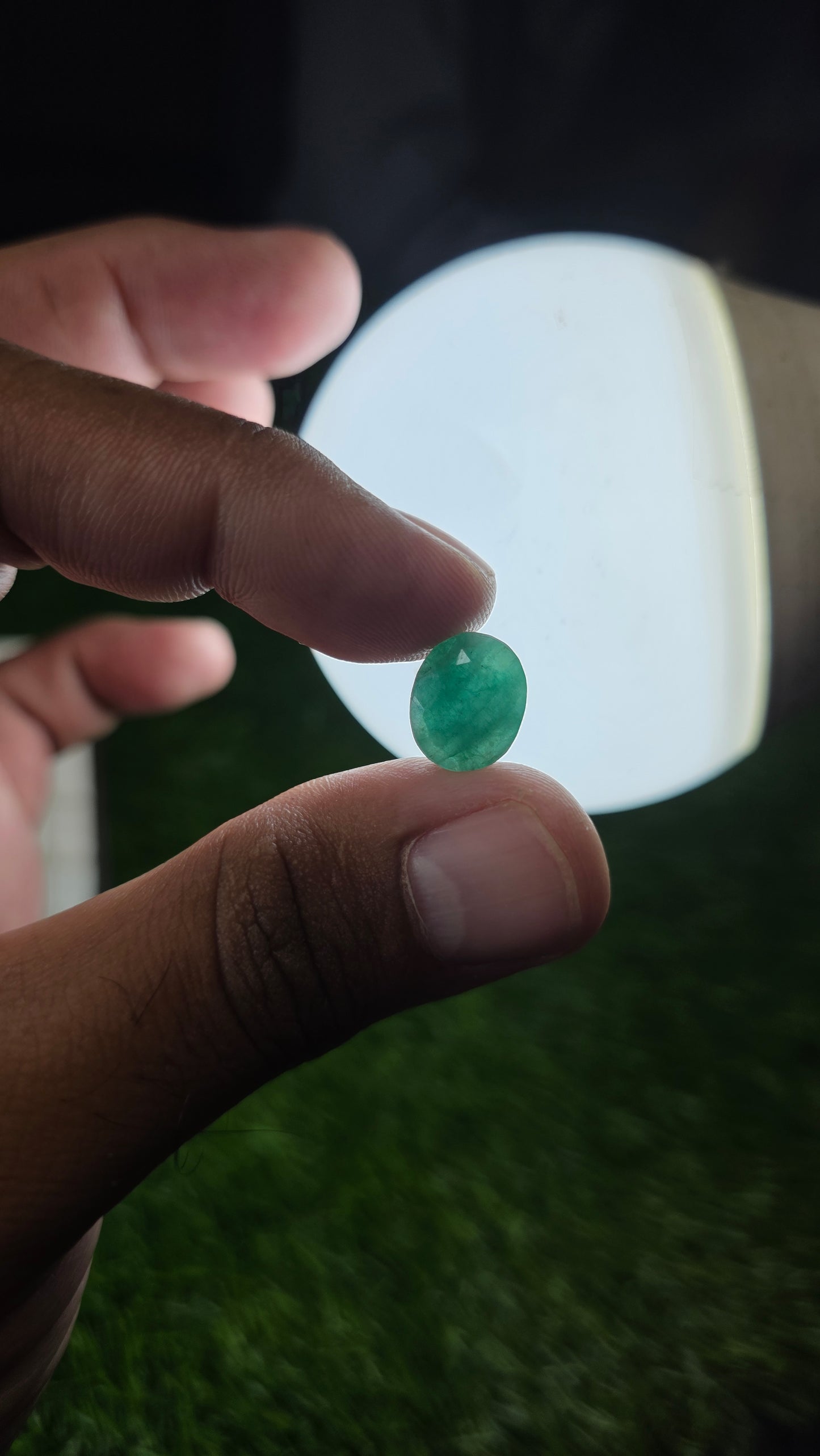 Premium Quality Zamurd Stone With Lab Certificate
