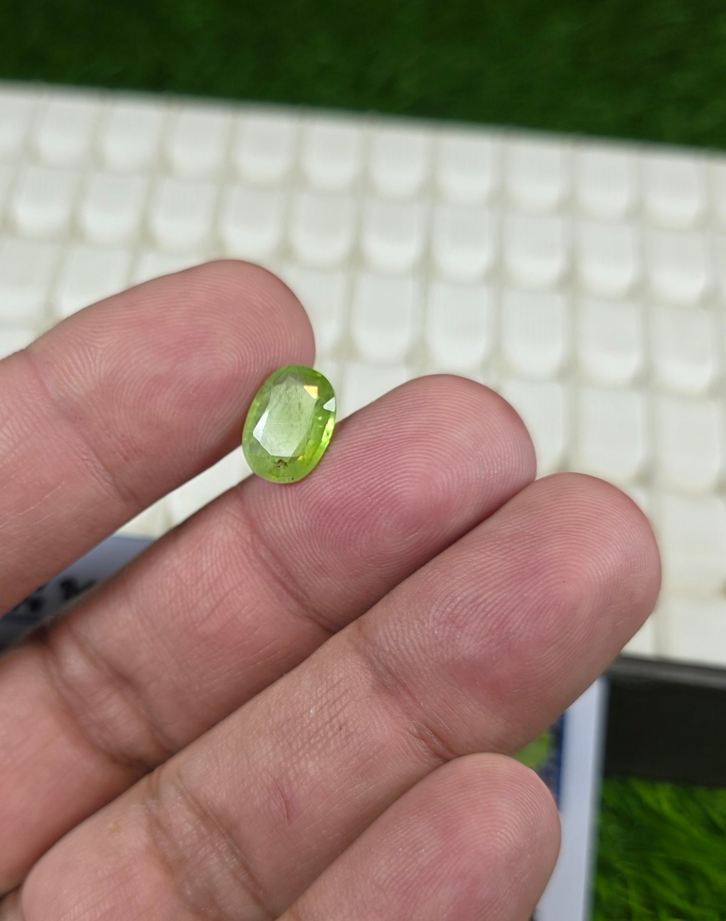 Premium Quality Peridot Stone With Lab Certificate